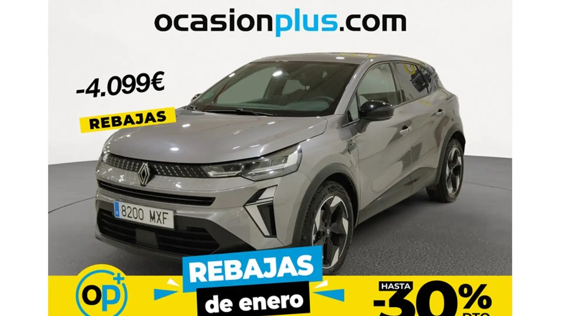 Renault Captur TCe Techno 67kW Gris - 1