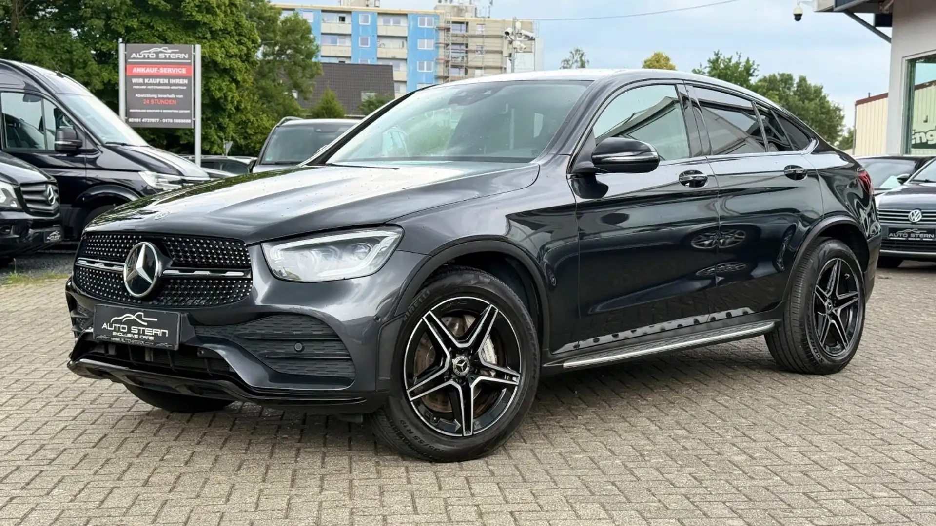 Mercedes-Benz GLC 220 d 4M COUPE AMG MBUX NIGHT-P PARK-ASS LED Grau - 1