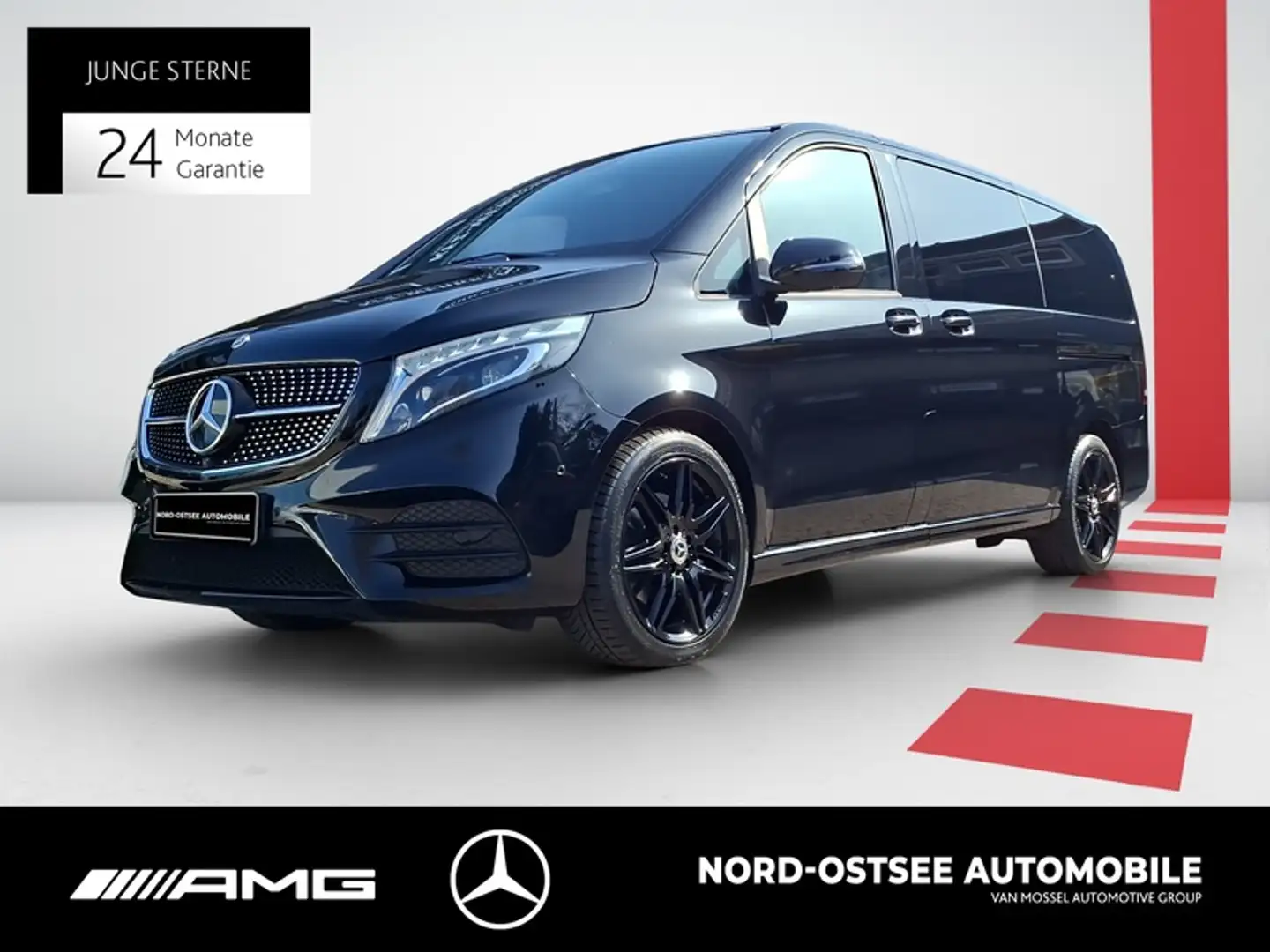 Mercedes-Benz V 300 AVANTGARDE EDITION AMG 360° KAM AHK MBUX Schwarz - 1