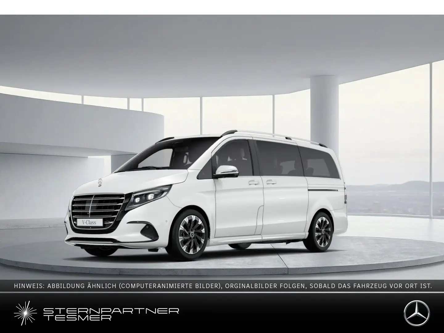 Mercedes-Benz V 250 d EXCLUSIVE Lang AHK2,5to+Nappa Tartufo Weiß - 1