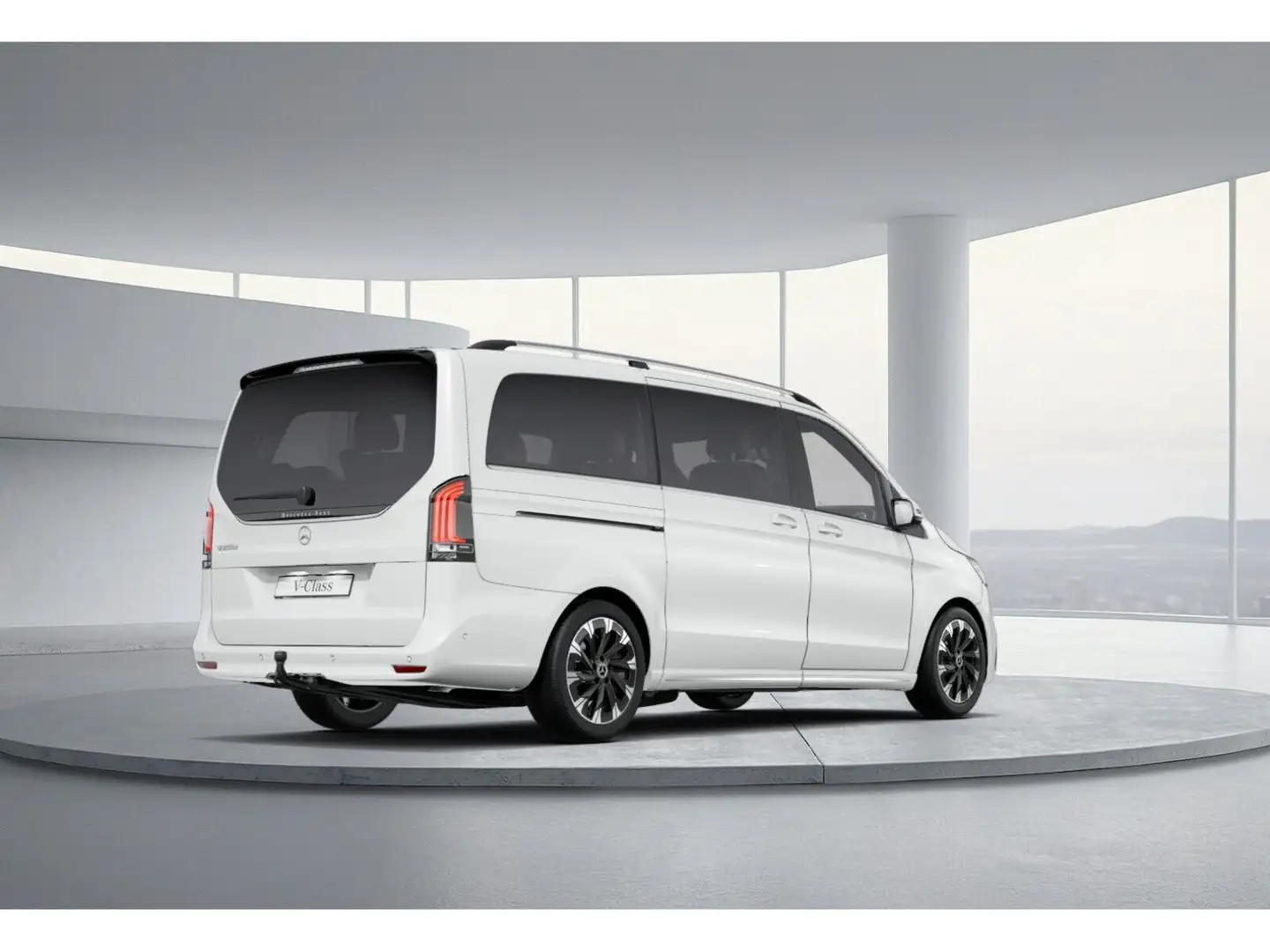 Mercedes-Benz V 250 d EXCLUSIVE Lang AHK2,5to+Nappa Tartufo Weiß - 2