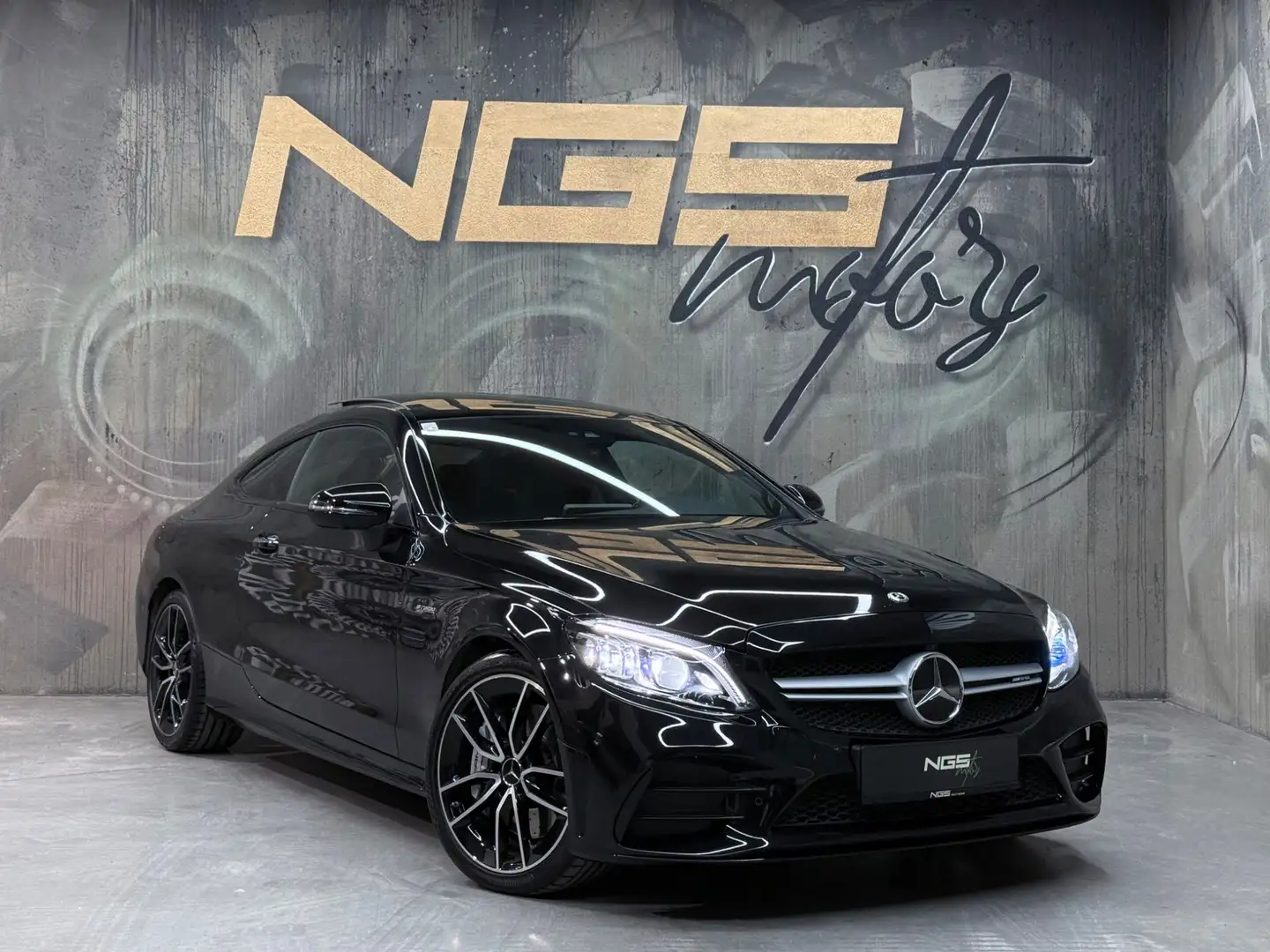 Mercedes-Benz C 43 AMG Coupe 4Matic+ FACELIFT PANO BURMESTER CARBON NEUE Schwarz - 1