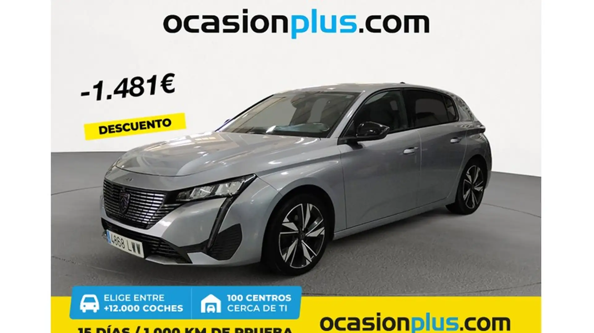 Peugeot 308 1.2 PureTech S&S Allure 130 Gris - 1