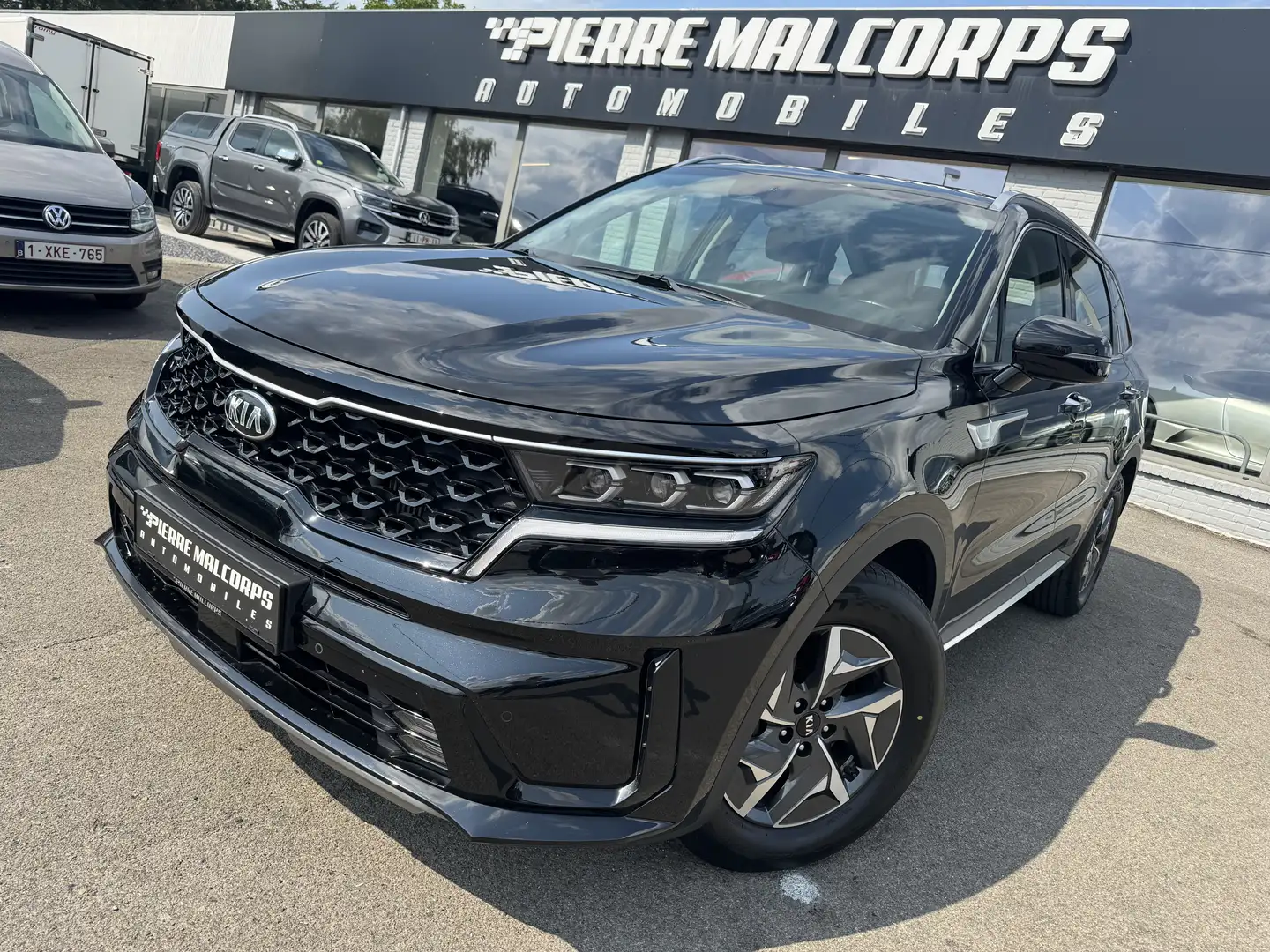 Kia Sorento Sorento 1.6 HEV 2WD More 7pl. / GPS / Carplay Zwart - 1