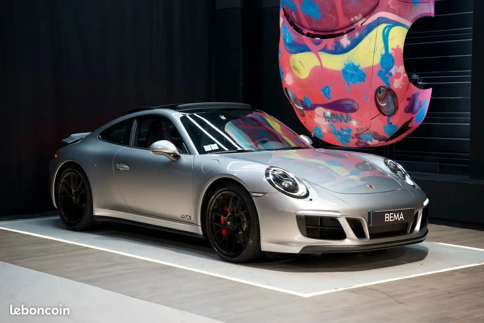 Porsche 991 991.2 CARRERA 4 GTS 450cv | Malus payé Origine France PDLS+ roues directrices Lift Bose À partir de 1480-mois Gris - 1