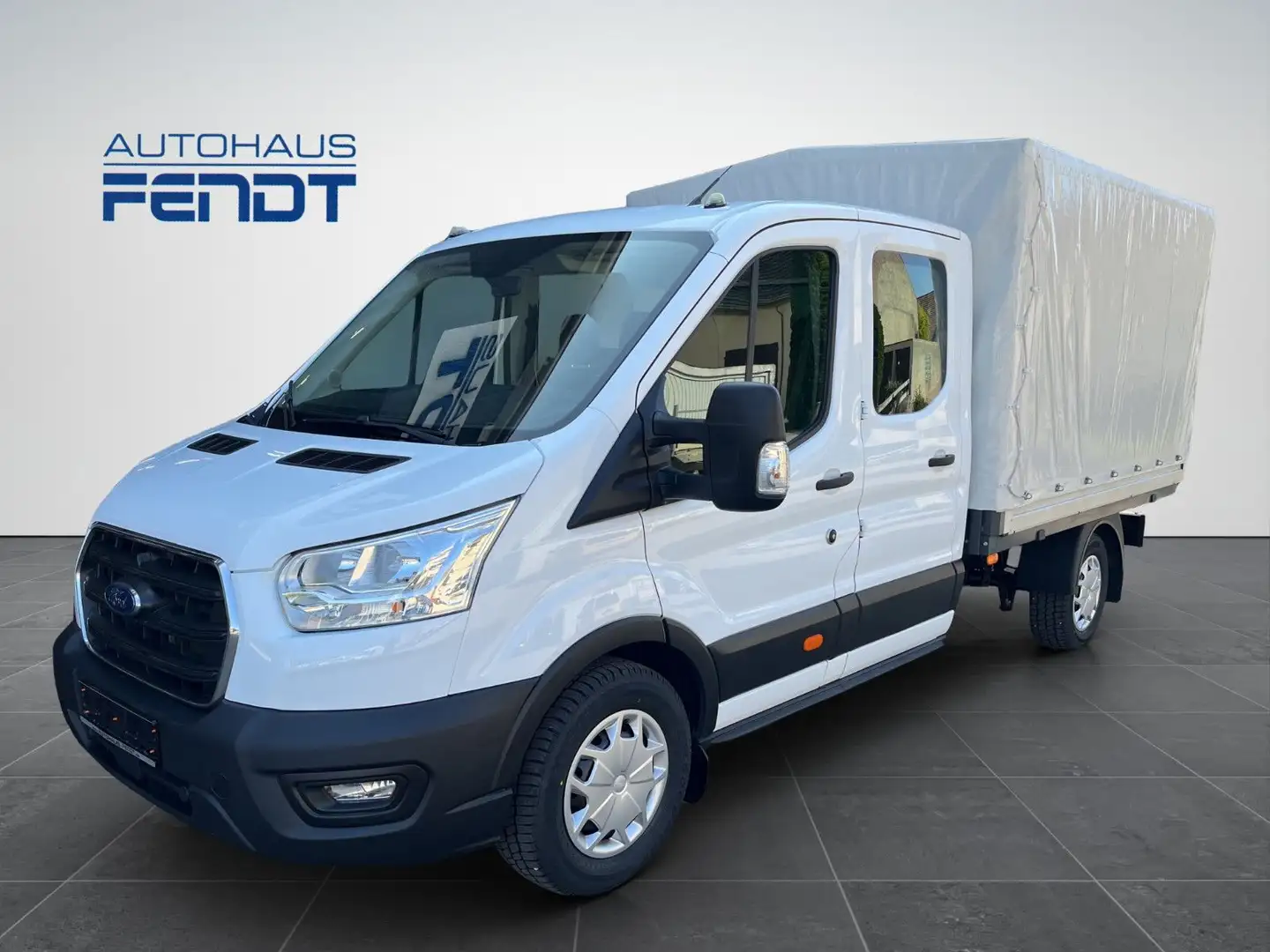 Ford Transit Pritsche 350L3 4X4 AHKStandh.Sitz29Plane Weiß - 1