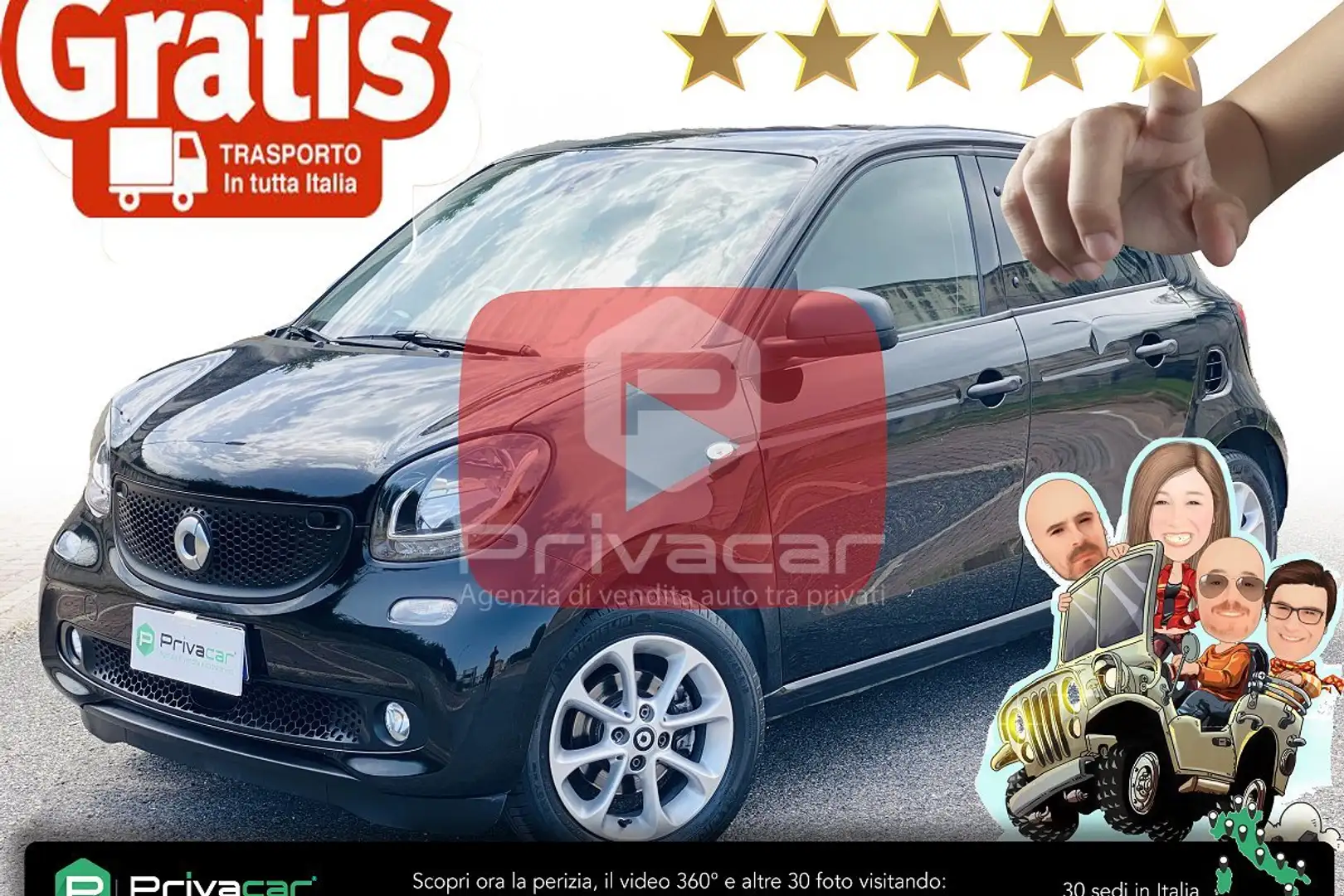 smart forFour forfour 70 1.0 Youngster Nero - 1