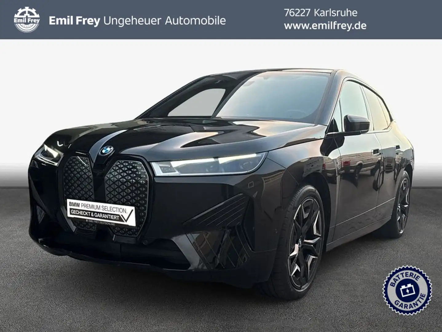 BMW iX xDrive40 Pano AHK Laser Harman Kardon Schwarz - 1