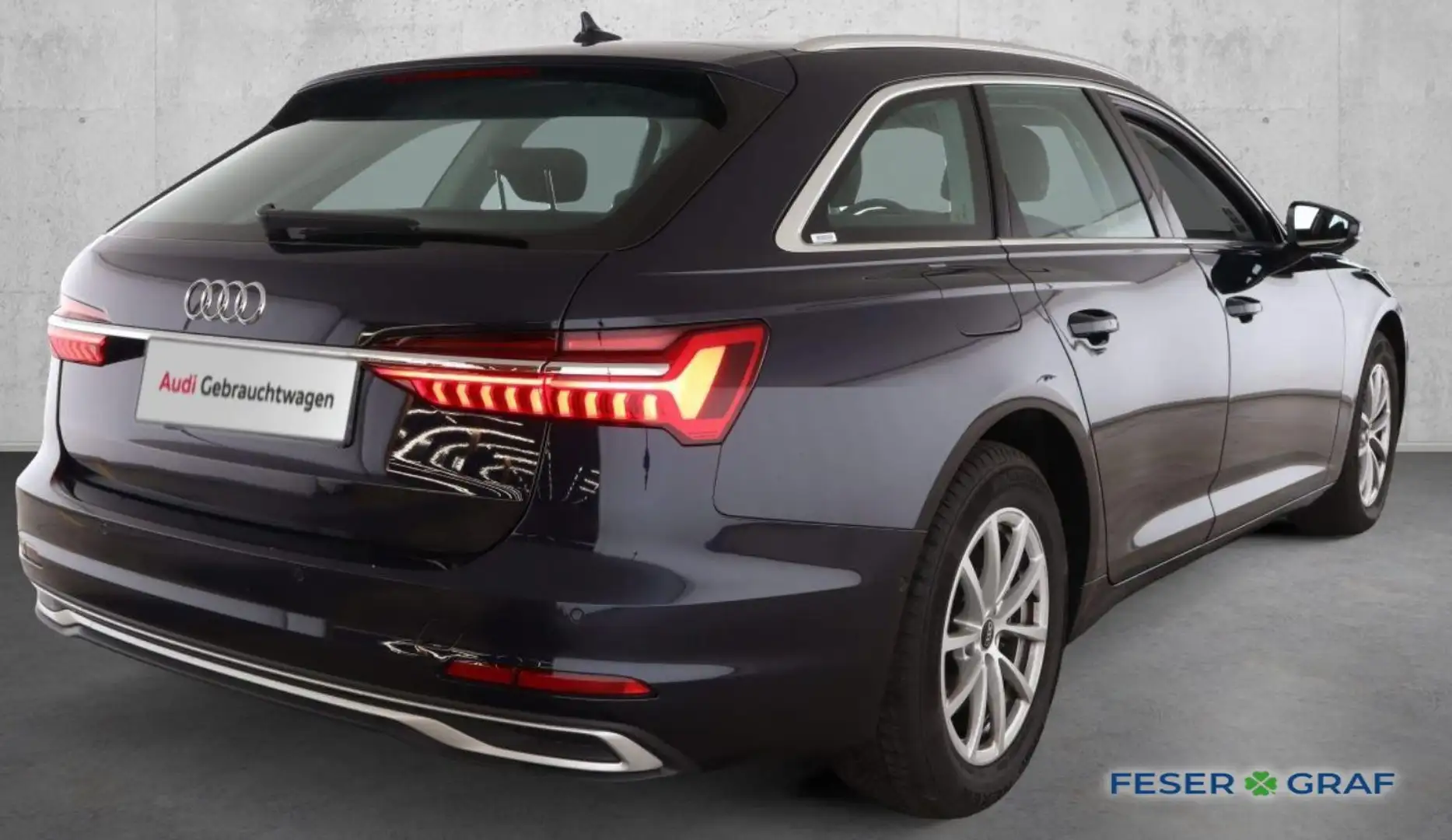 Audi A6 Avant adv 45 TFSI S-tro. +Matrix+AHK+ACC+Sitzbelüf Blau - 2
