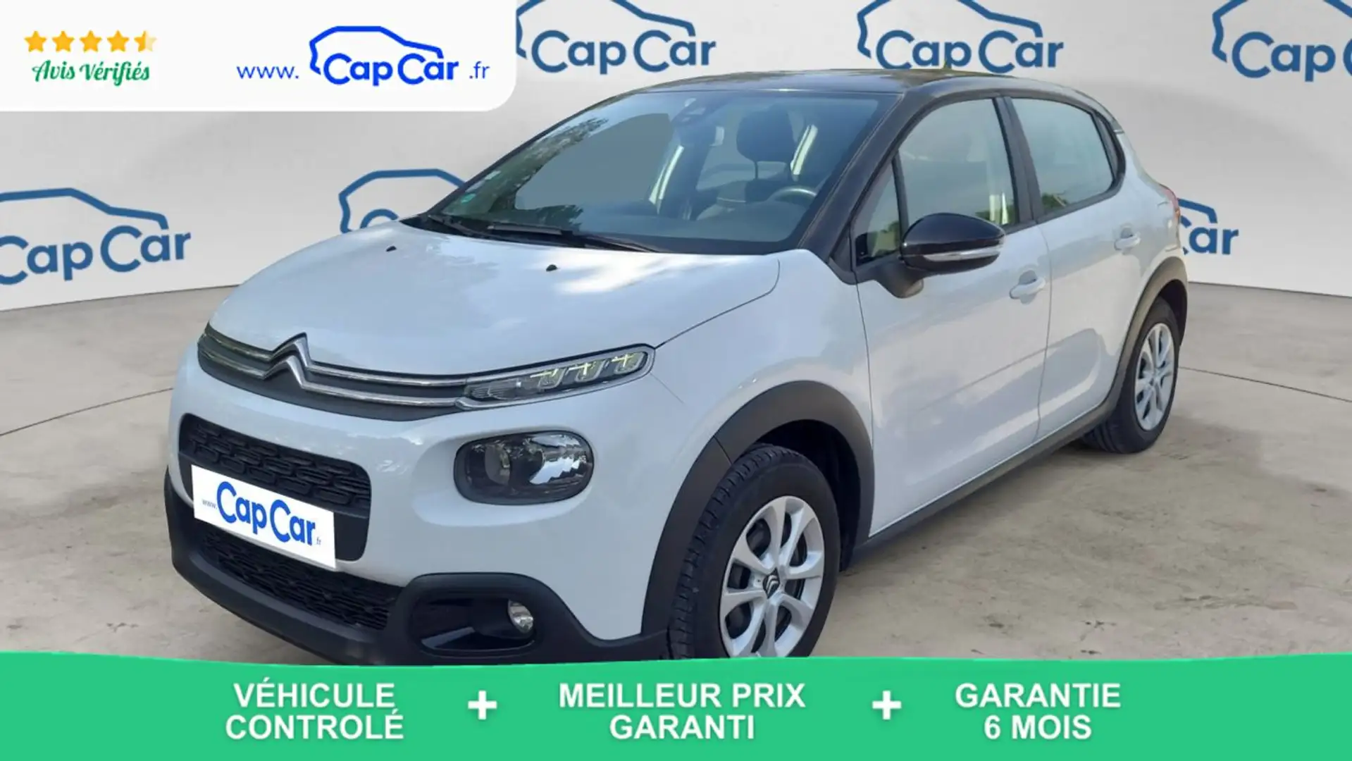 Citroen C3 1.2 PureTech 82 Feel Blanc - 1