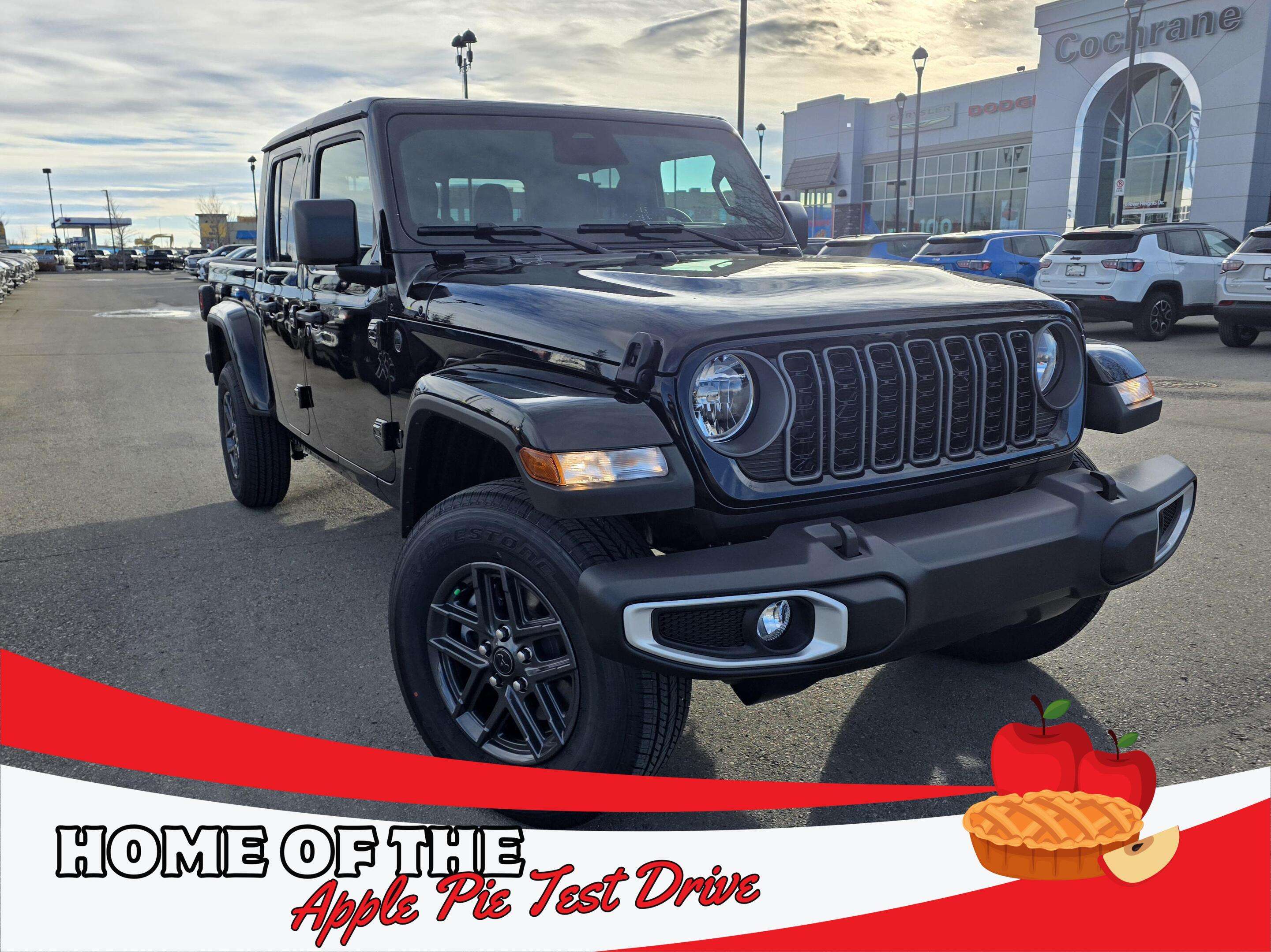 Black 2026 Jeep Gladiator Pickup Truck Four-Wheel Drive 8-Speed Automatic