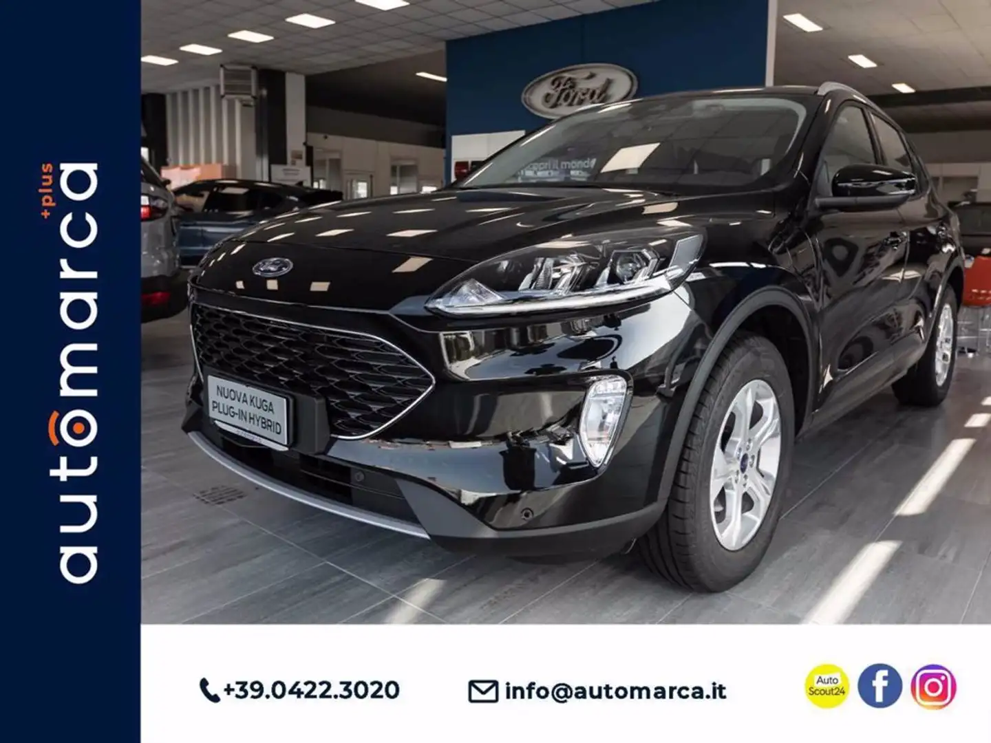 Ford Kuga 2.5 Plug In Hybrid 225 CV CVT 2WD Connect Negru - 1