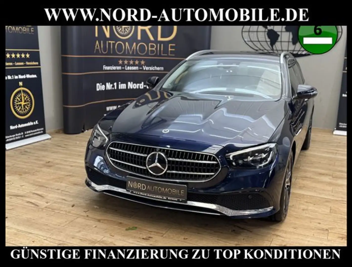Mercedes-Benz E 300 de T Avantgarde Distro+*AHK*Wide*360°*Easy Avantg Blue - 1