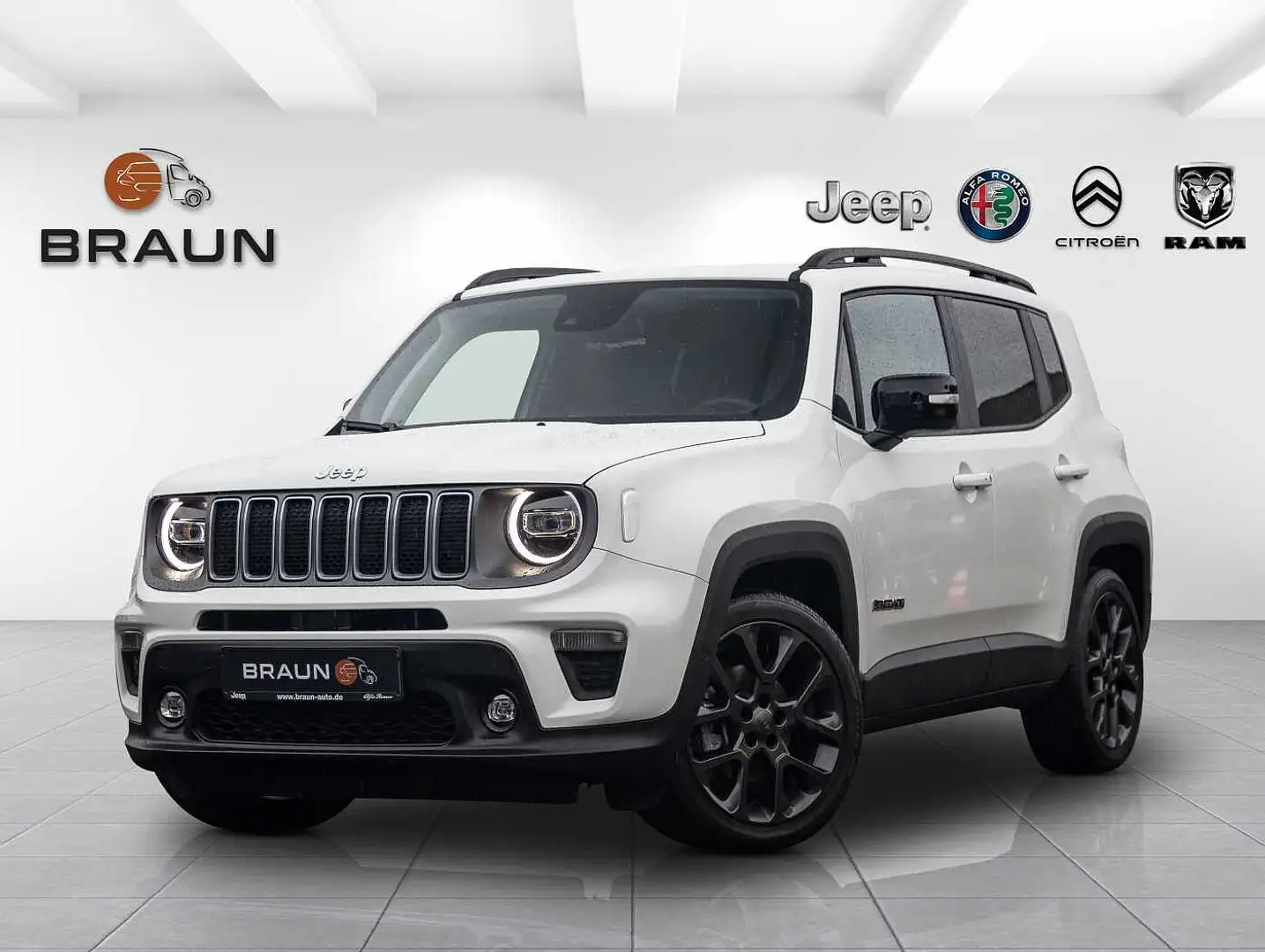 Jeep Renegade e-Hybrid S 1.5 l MHEV 48V Leder Wit - 1