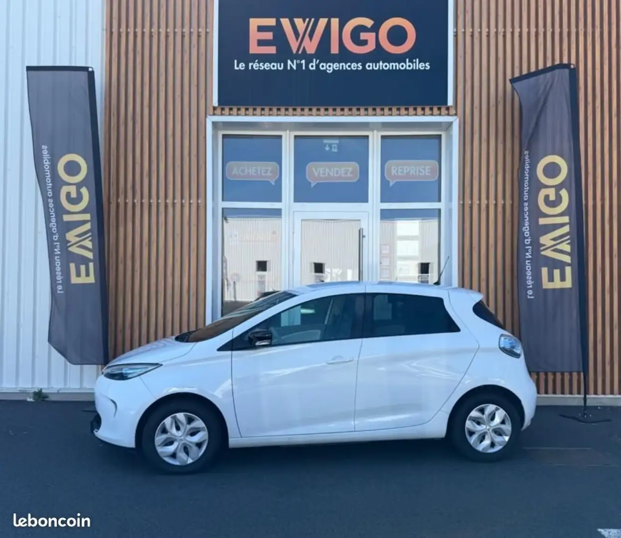 Renault ZOE R90 ZE 90 58PPM 40KWH LIFE BVA LOCATION BATTERIE Blanc - 1