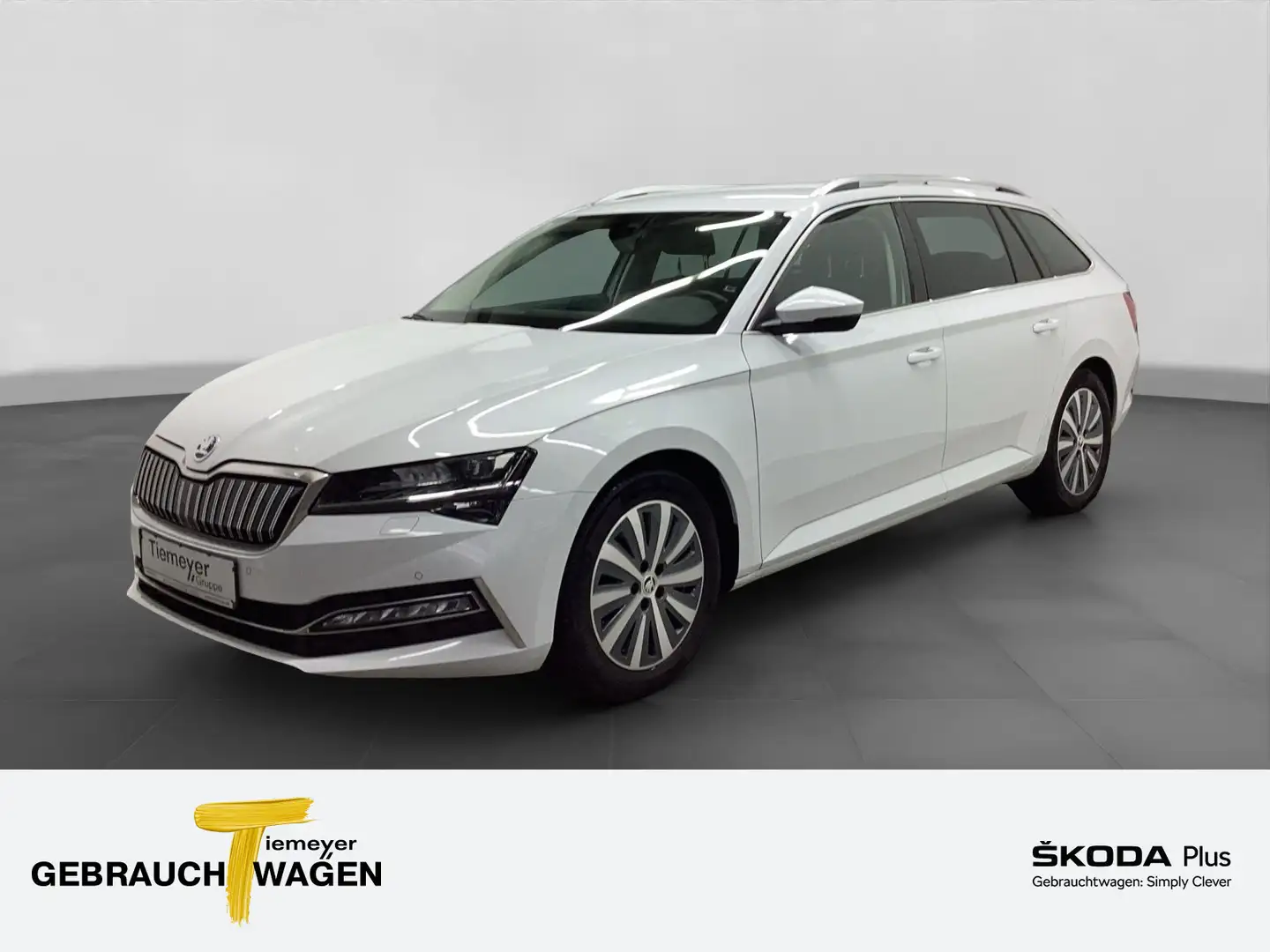 Skoda Superb Combi iV STYLE AHK MATRIX COLUMBUS STANDH Weiß - 1