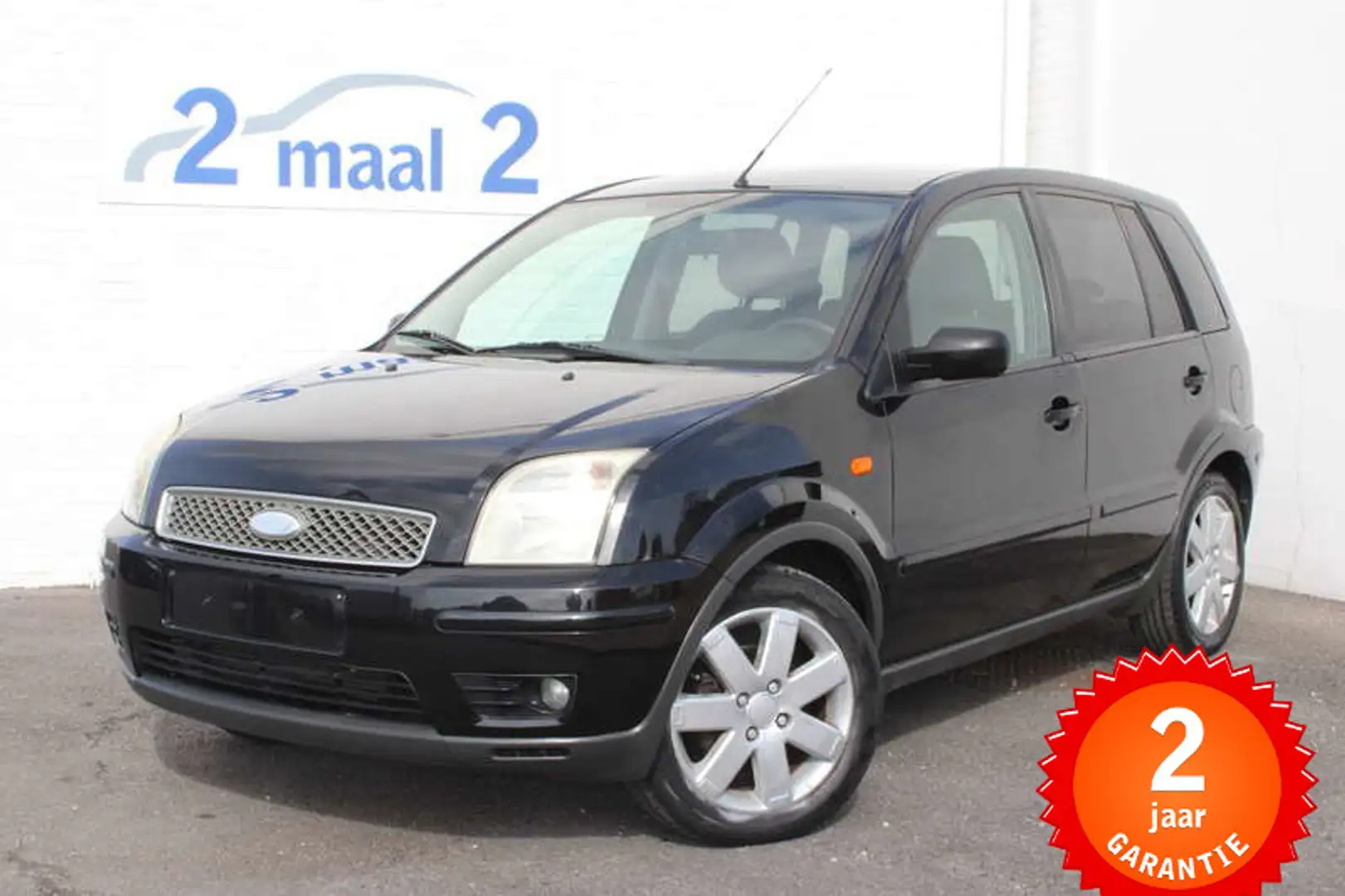 Ford Fusion + 1.4i Airco/5Deurs incl. 2 JAAR garantie! Negro - 1