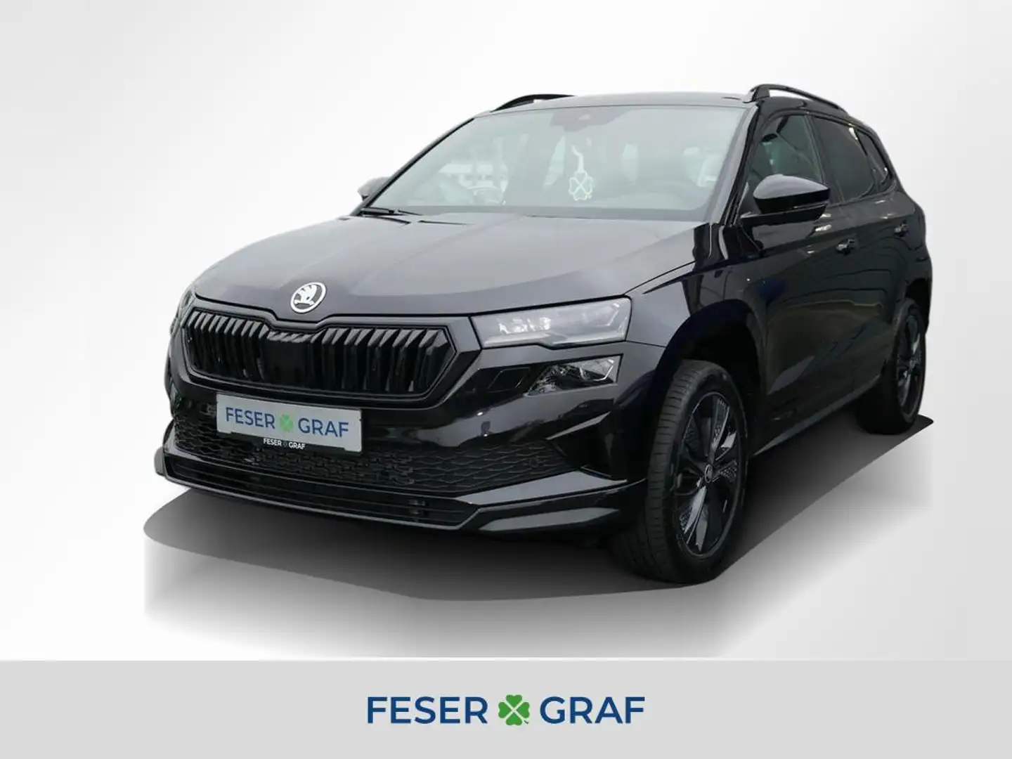 Skoda Karoq 1.5 TSI Sportline DSG AHK Navi RüKa Schwarz - 1