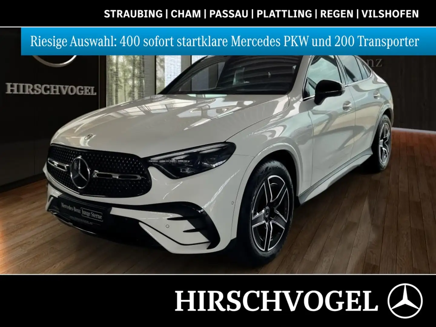 Mercedes-Benz GLC 450 d 4M AMG-Line+Night+Pano+AHK+DISTR+360°K Blanco - 1