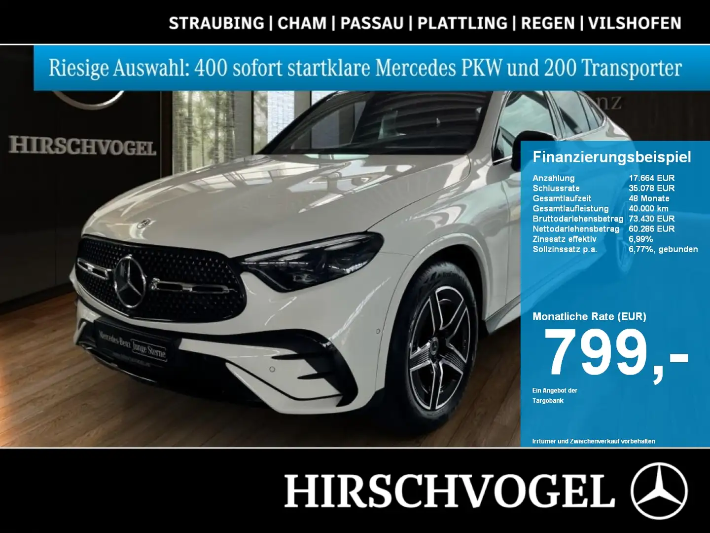 Mercedes-Benz GLC 450 d 4M AMG-Line+Night+Pano+AHK+DISTR+360°K Blanc - 1