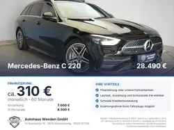 Mercedes-Benz C 220 d T 9G Tronic AMG Leder/Distronic/Pano/Kam