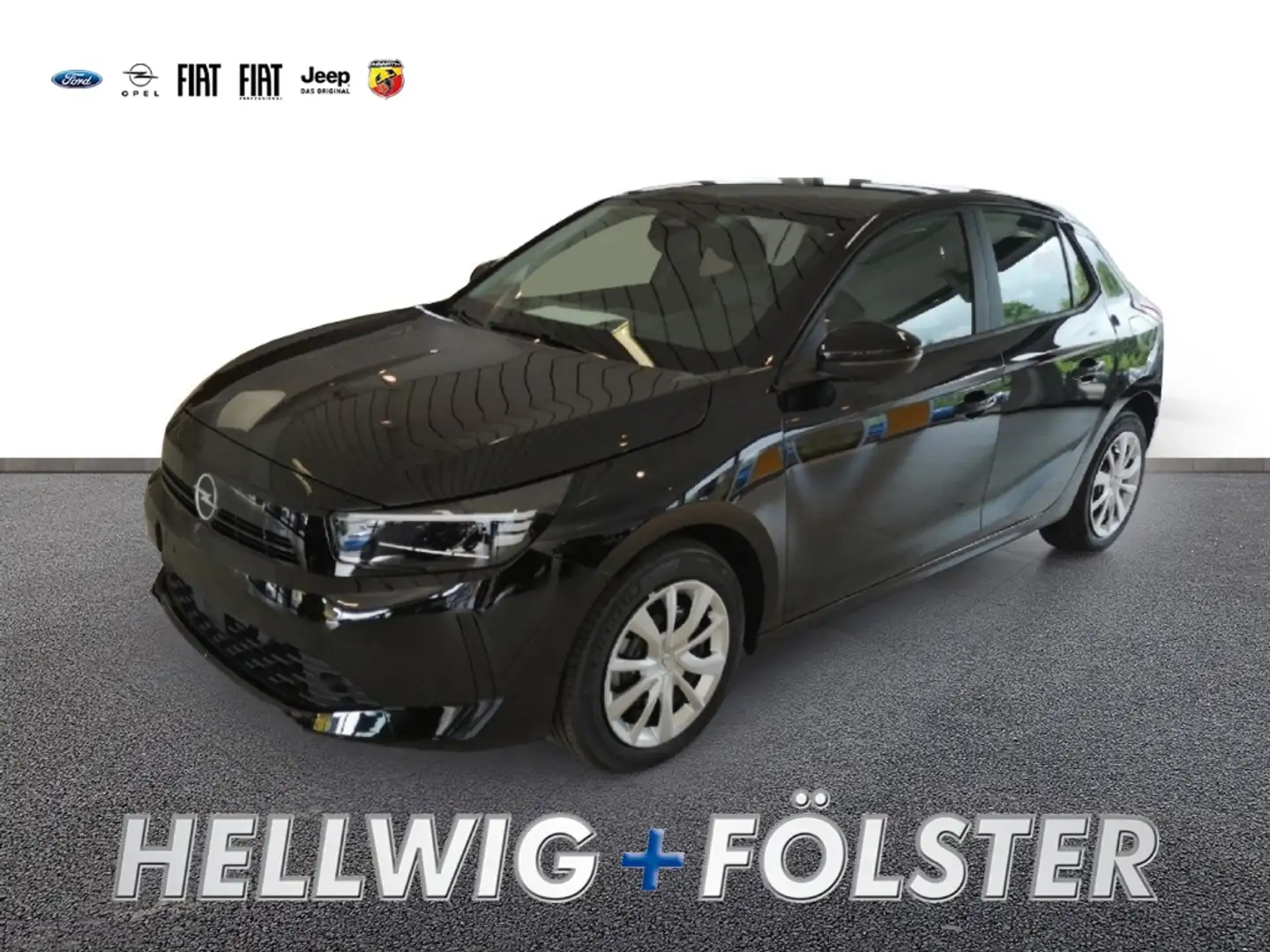 Opel Corsa F Edition LED DAB SHZ LenkradHZG Spurhalteass. App Zwart - 1