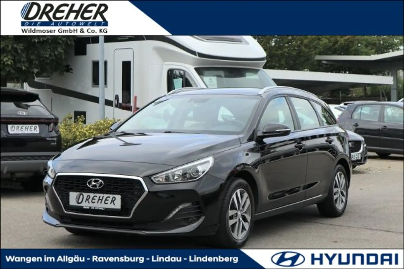 Hyundai i30 i30 1.0 T-GDI Trend Klima/Sitzhzg./DAB/Kamera Navi Zwart - 1