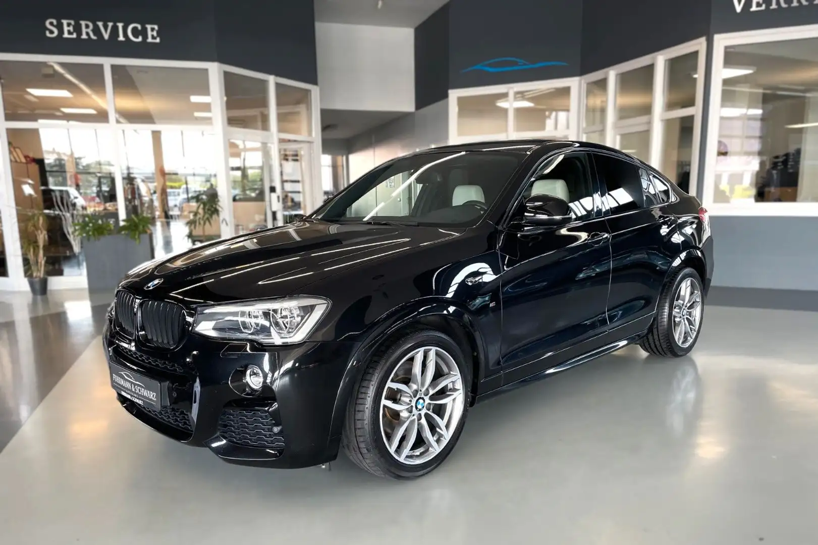 BMW X4 M i eheNP 80T€ Standh.+Sound+NAV Prof+LED Schwarz - 1