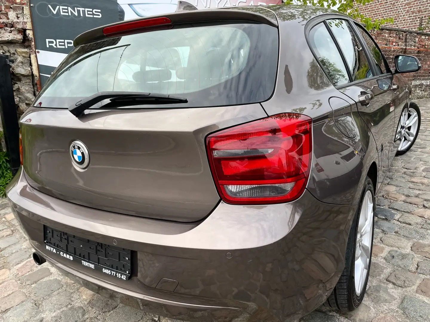 BMW 116 d EfficientDynamics Edition ** CUIR ** EURO 5 ** Brun - 2