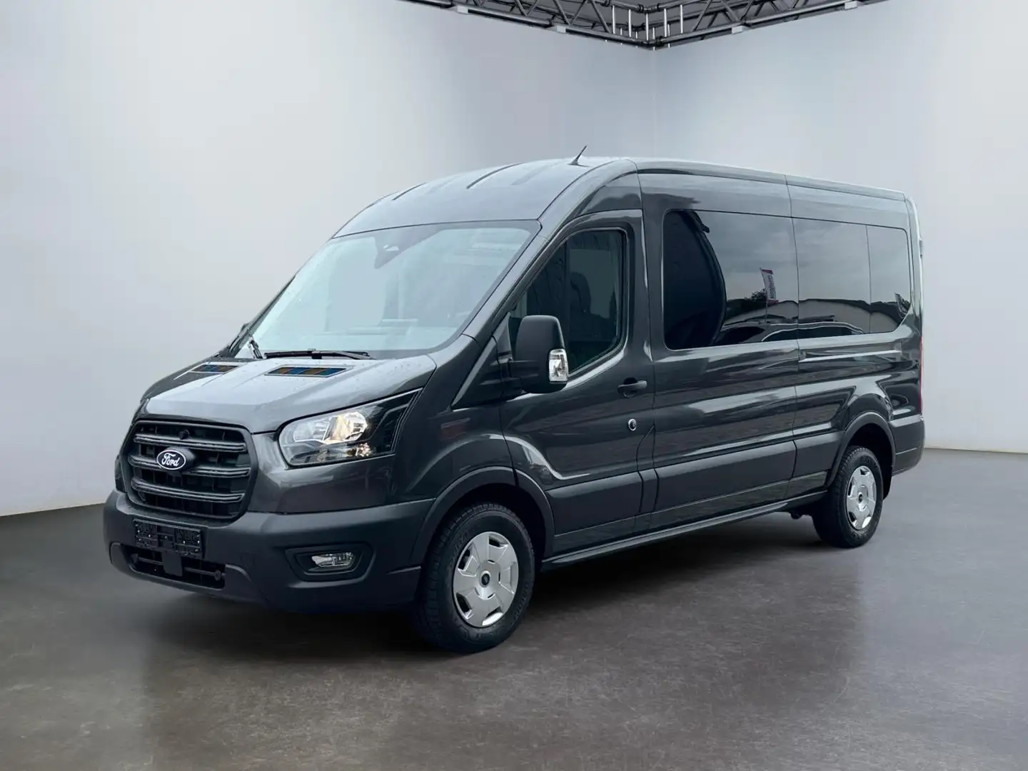 Ford Transit Trend 350 L3H2 AT 9 Si Temp Sync4 AHK 2xKlima K... Grau - 1