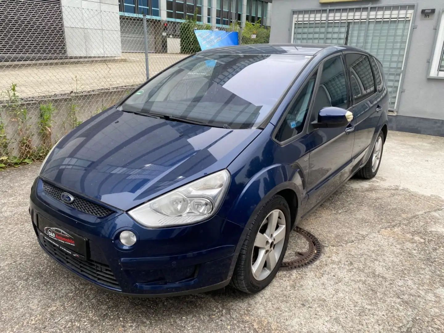 Ford S-Max Titanium 2.3 Automatik-AHK-PDC-TÜV 03/27 Bleu - 1