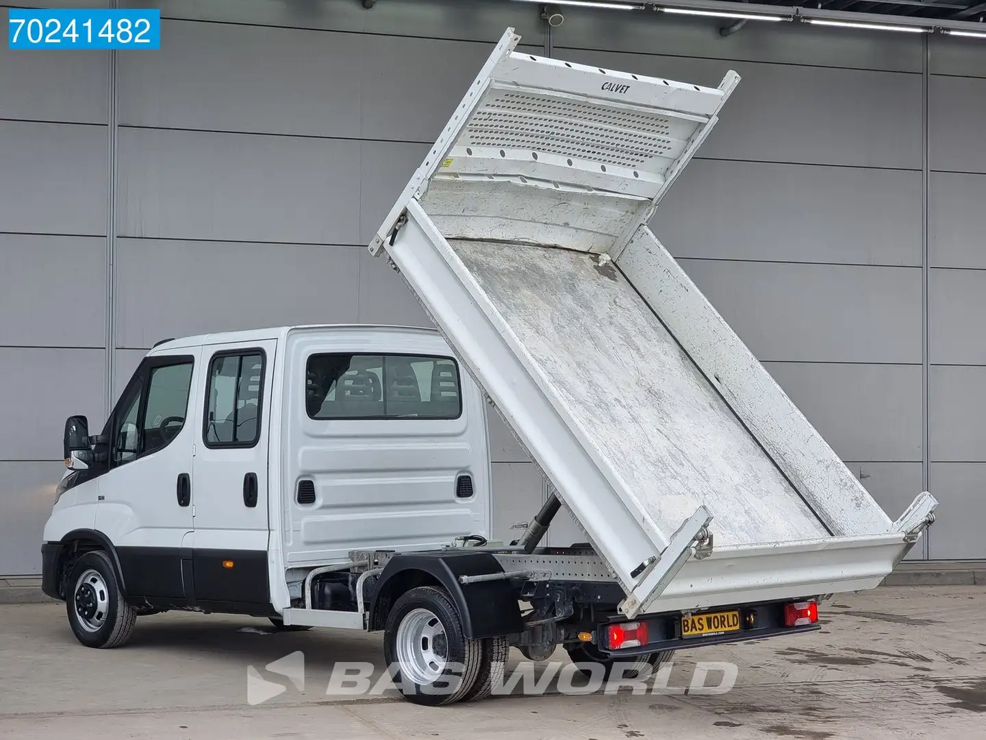 Iveco Daily 35C14 Nwe type Kipper Dubbel Cabine 3500kg trekhaa Wit - 2