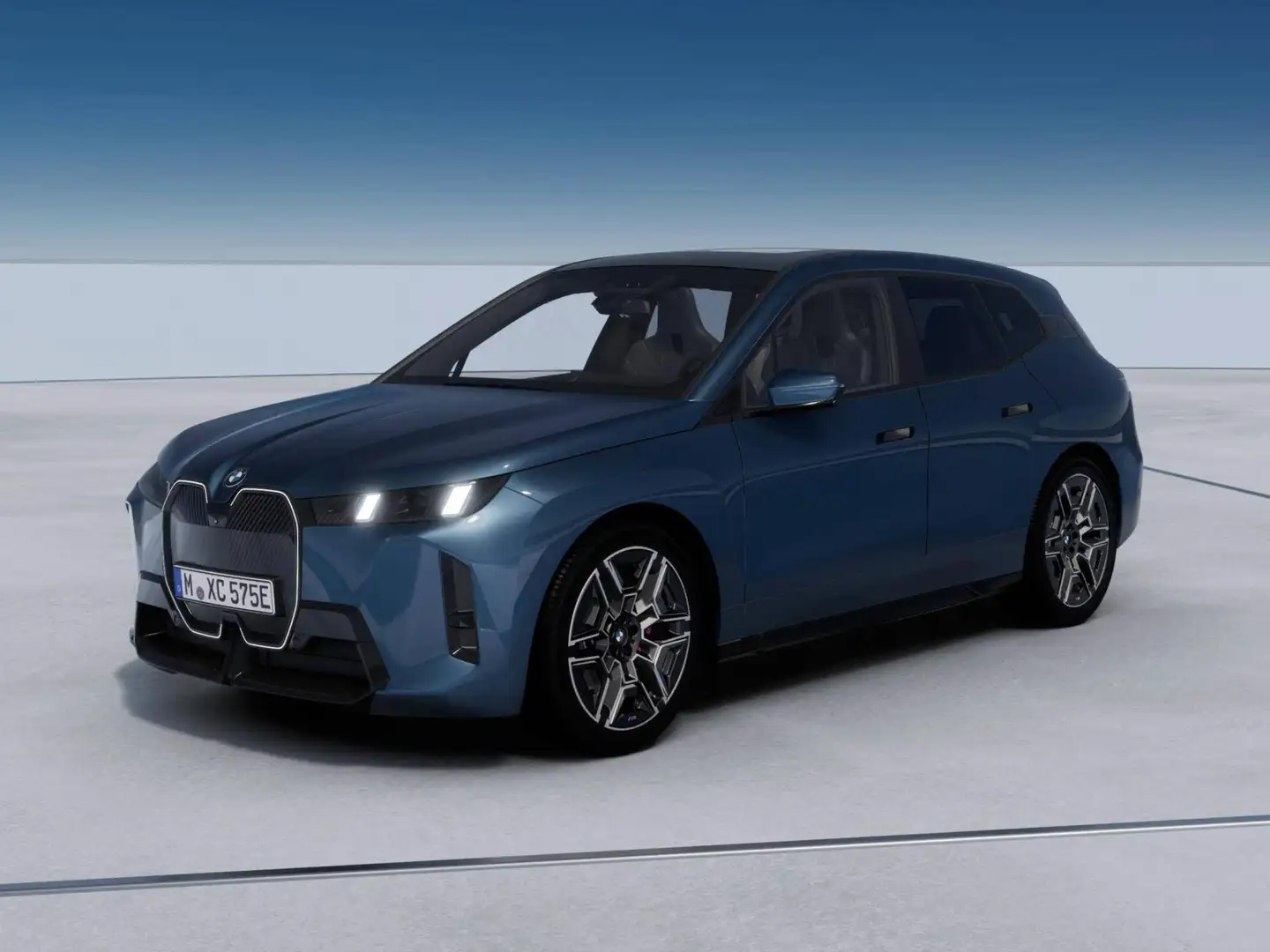 BMW iX xDrive45 MSport Pro Niebieski - 1