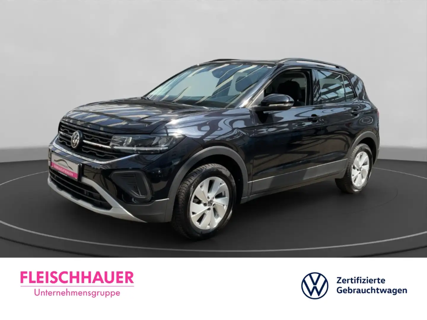 Volkswagen T-Cross 1.0 TSI Digitales Cockpit LED ACC Apple CarPlay Kl Schwarz - 1