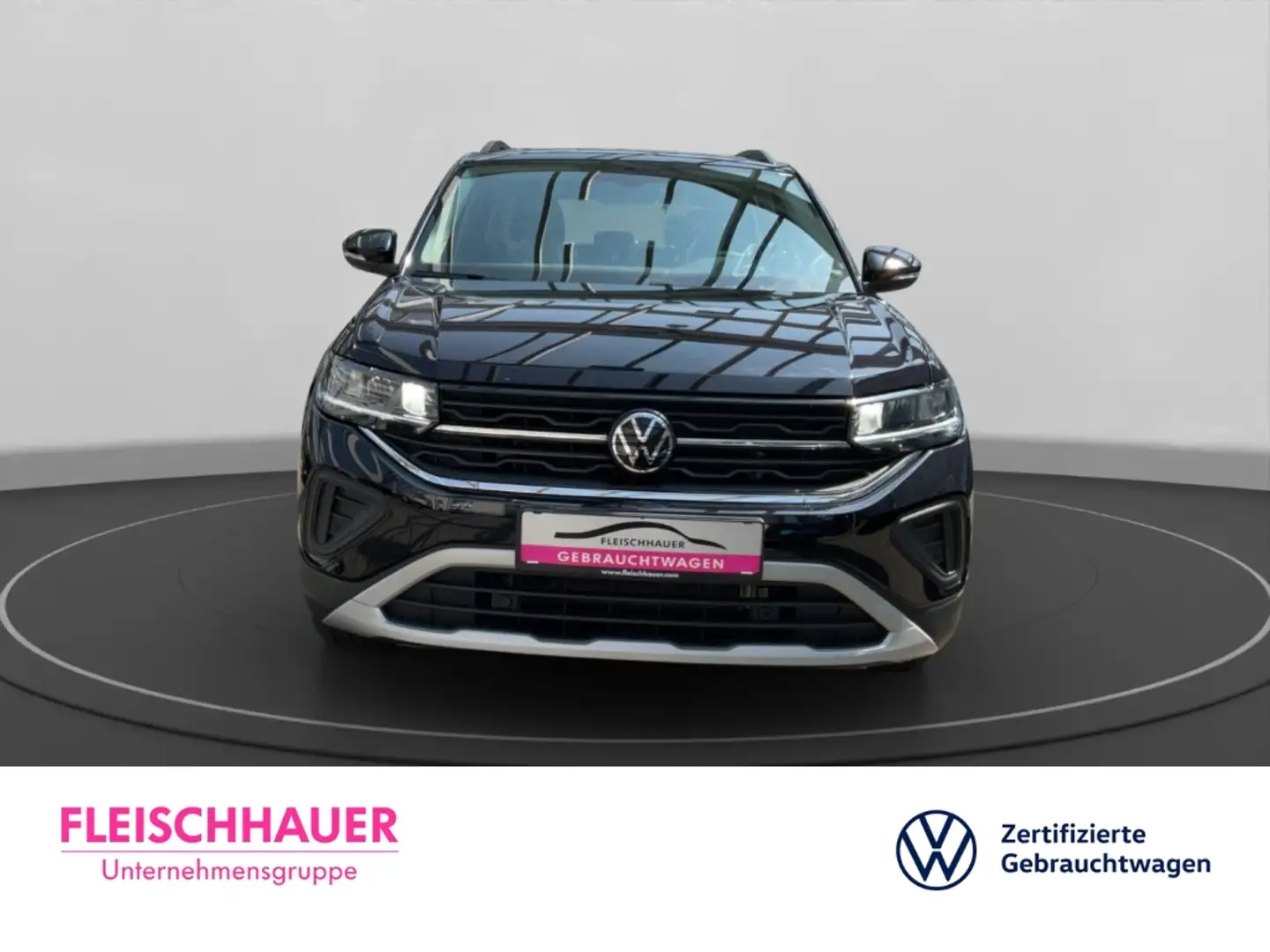 Volkswagen T-Cross 1.0 TSI Digitales Cockpit LED ACC Apple CarPlay Kl Schwarz - 2