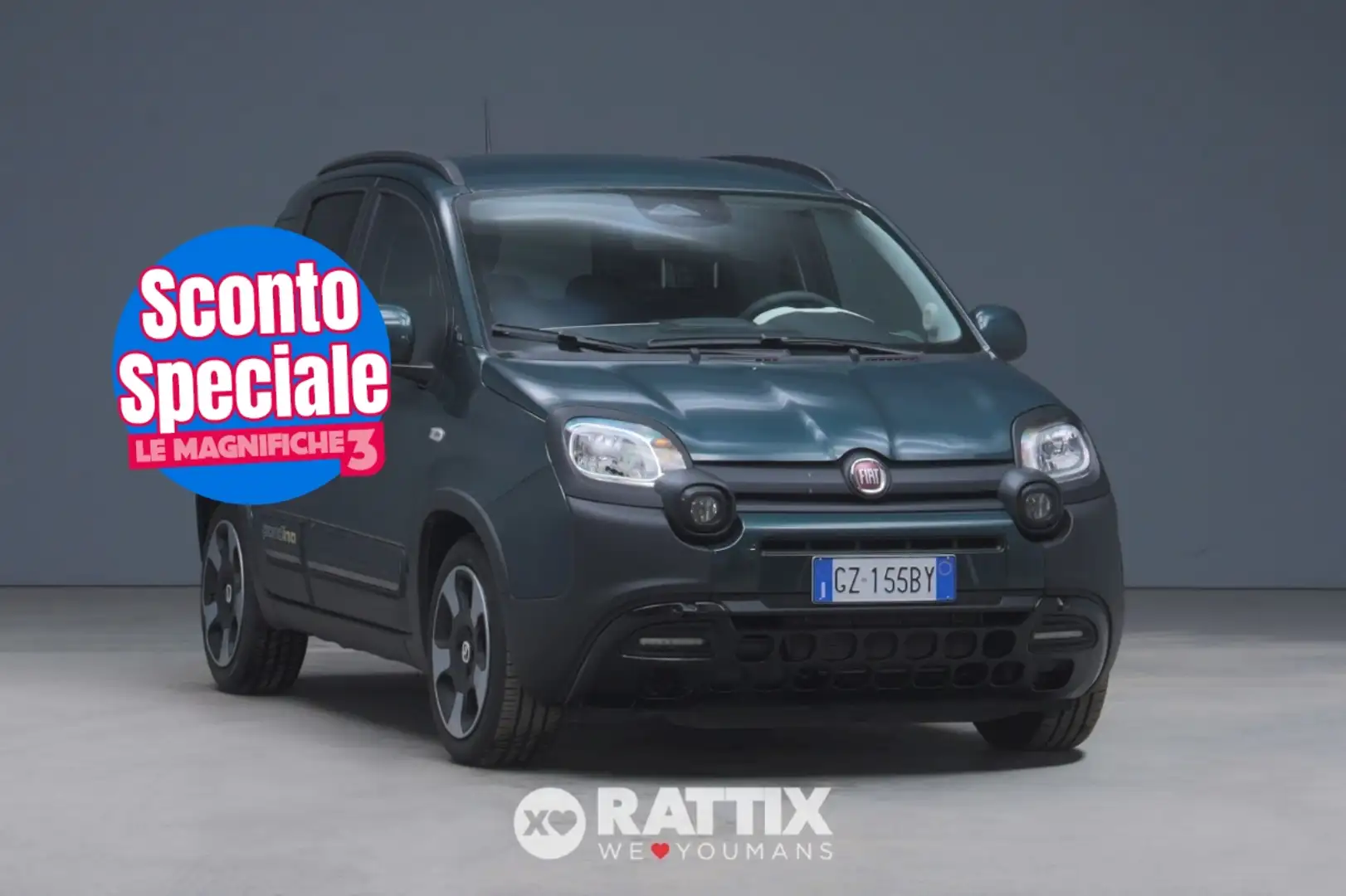 Fiat Panda Pandina 1.0 Firefly Hybrid 70CV Cross Verde - 1