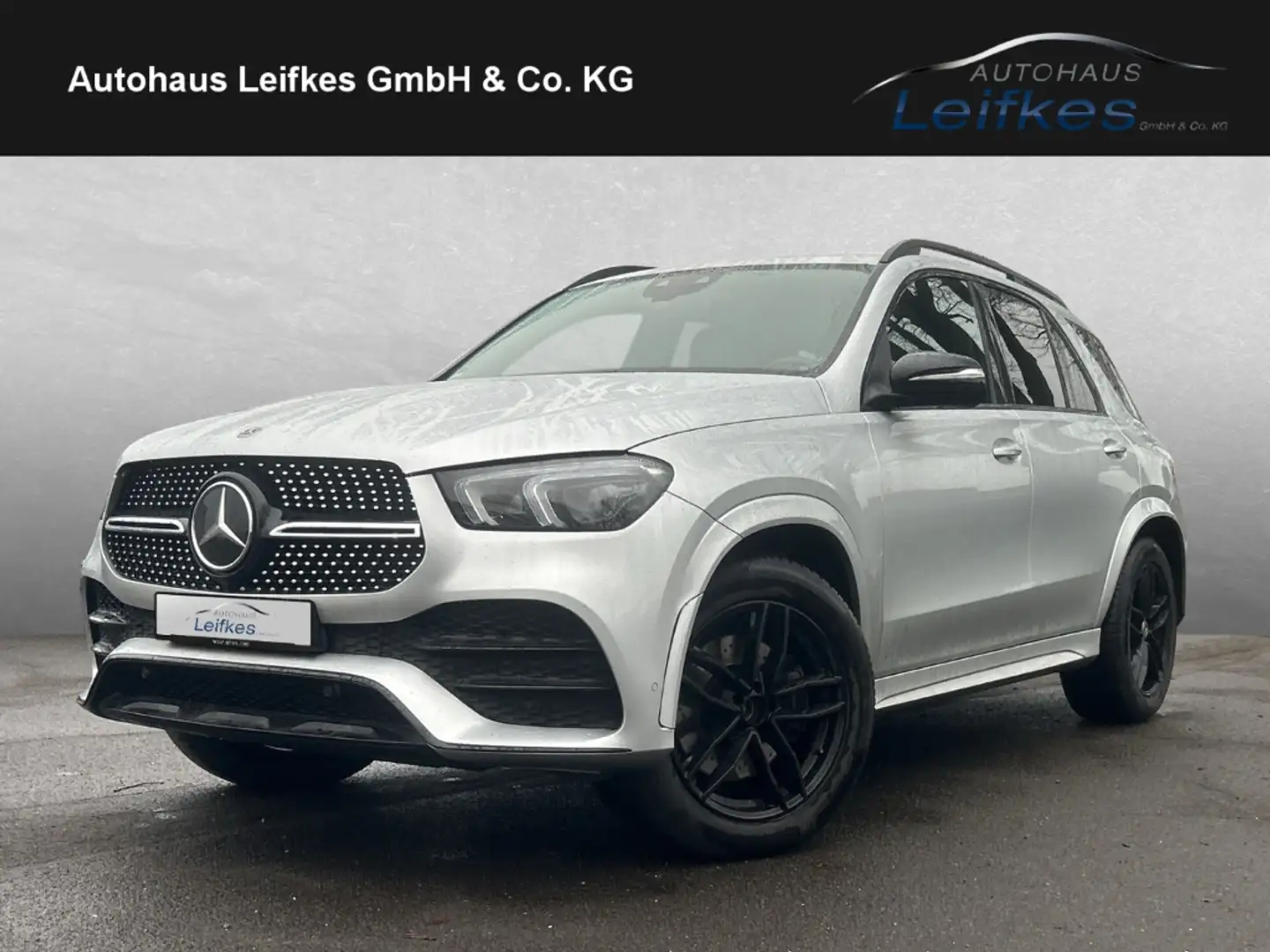 Mercedes-Benz GLE 400 d 4Matic AMG Line Luftf. HuD. Multibeam Burmester Argent - 1
