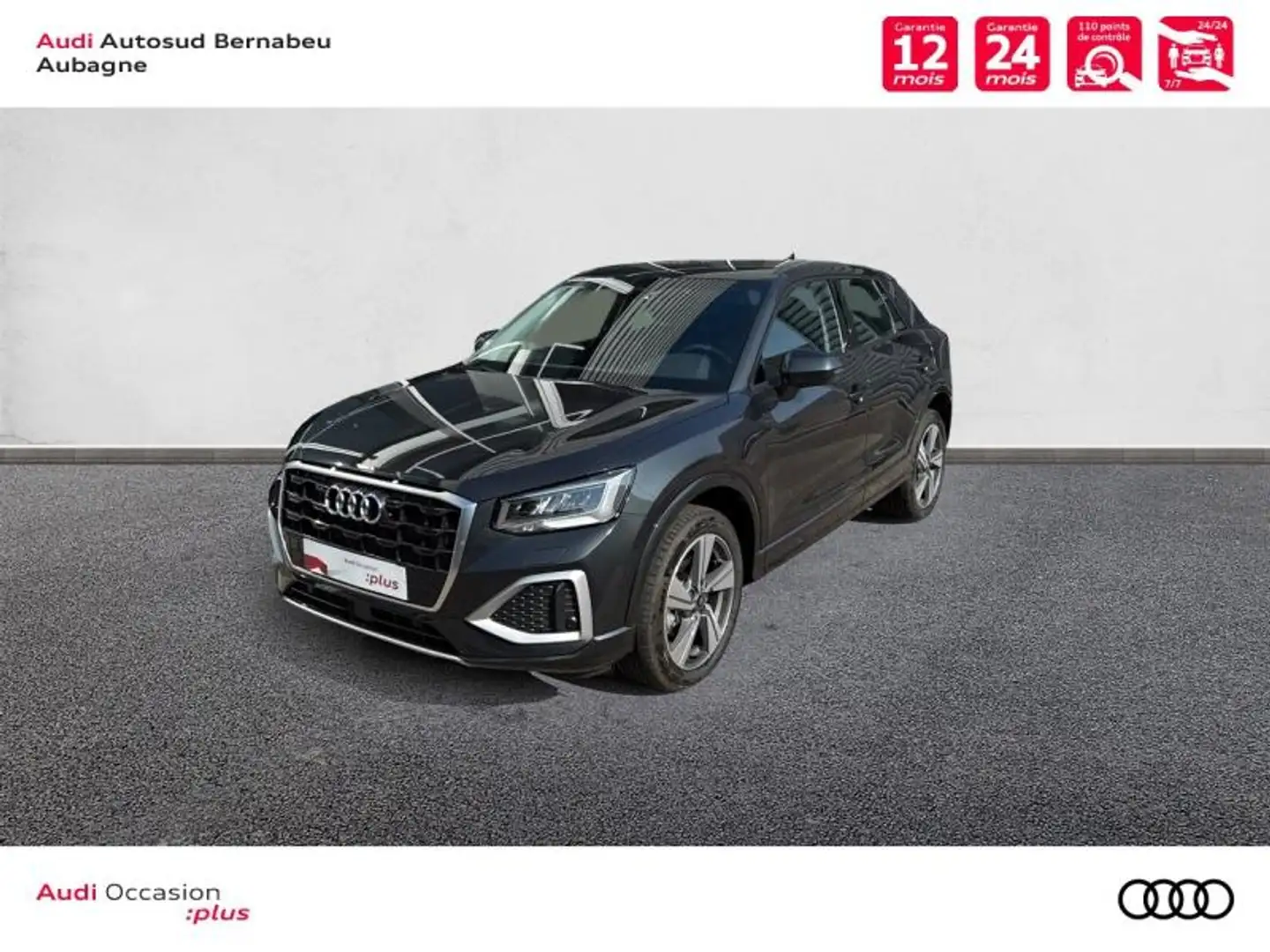 Audi Q2 35 TFSI 150ch Design S tronic 7 Gris - 1