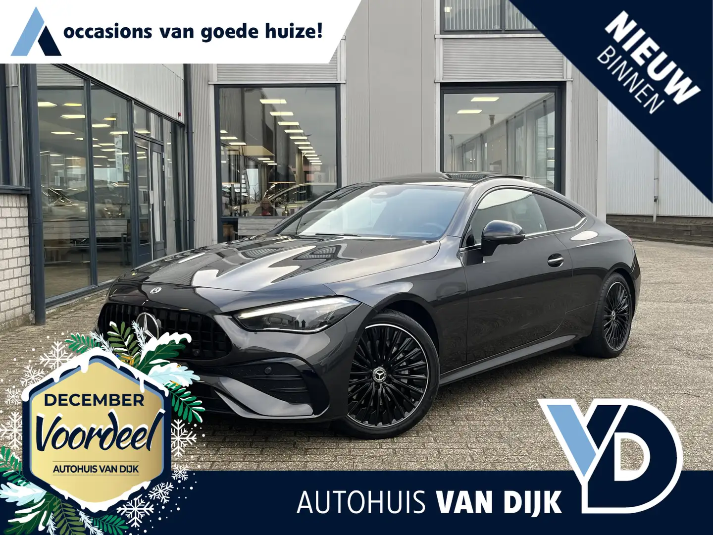 Mercedes-Benz CLE 200 Coupé AMG Line | NL Auto/Voll.Historie/Navi/Leder/ Gris - 1