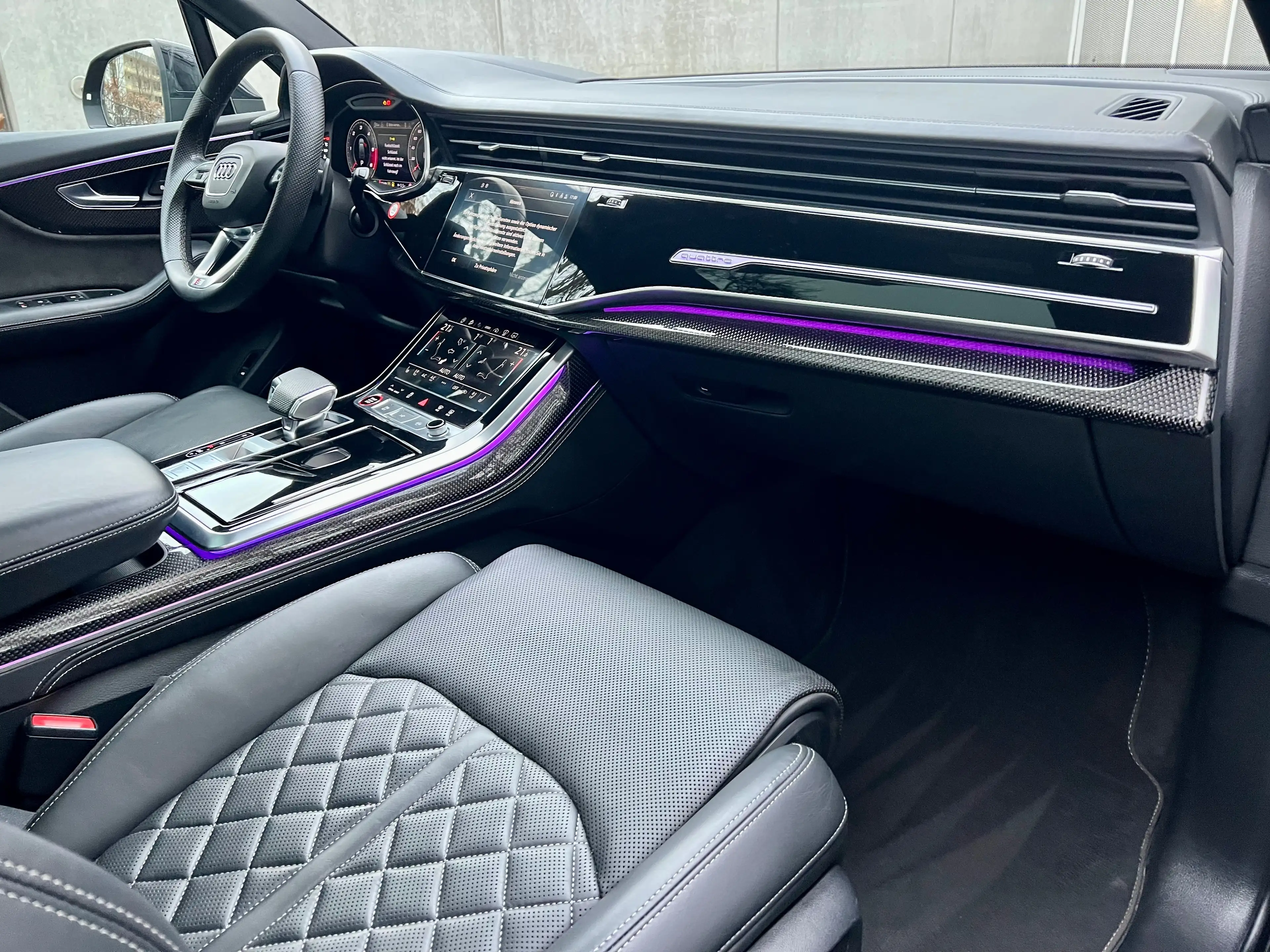Audi SQ7 4.0TDI Quattro 435PS Black Matrix Soft-Close B&O — photo 9