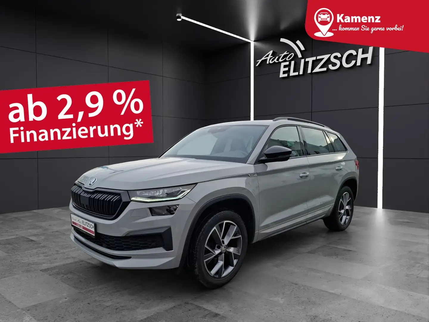 Skoda Kodiaq TSI Sportline DSG Matrix Navi AID GRA PDC SH 19" Grau - 1