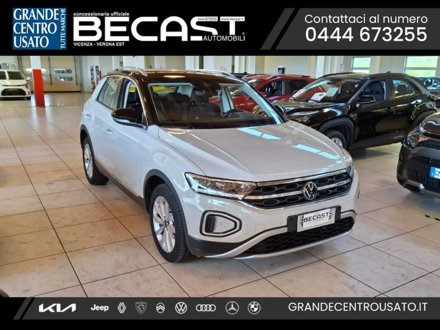 Volkswagen T-Roc 2.0 TDI SCR 150 CV DSG 4MOTION Style - PROMO K73 Bianco - 1