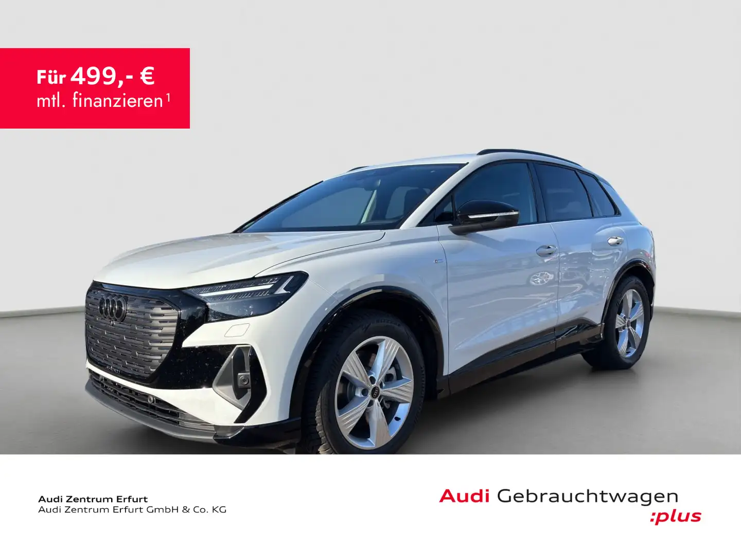 Audi Q4 e-tron Q4 45 e-tron 210 kW edition S-Line Standklima Pa Weiß - 1