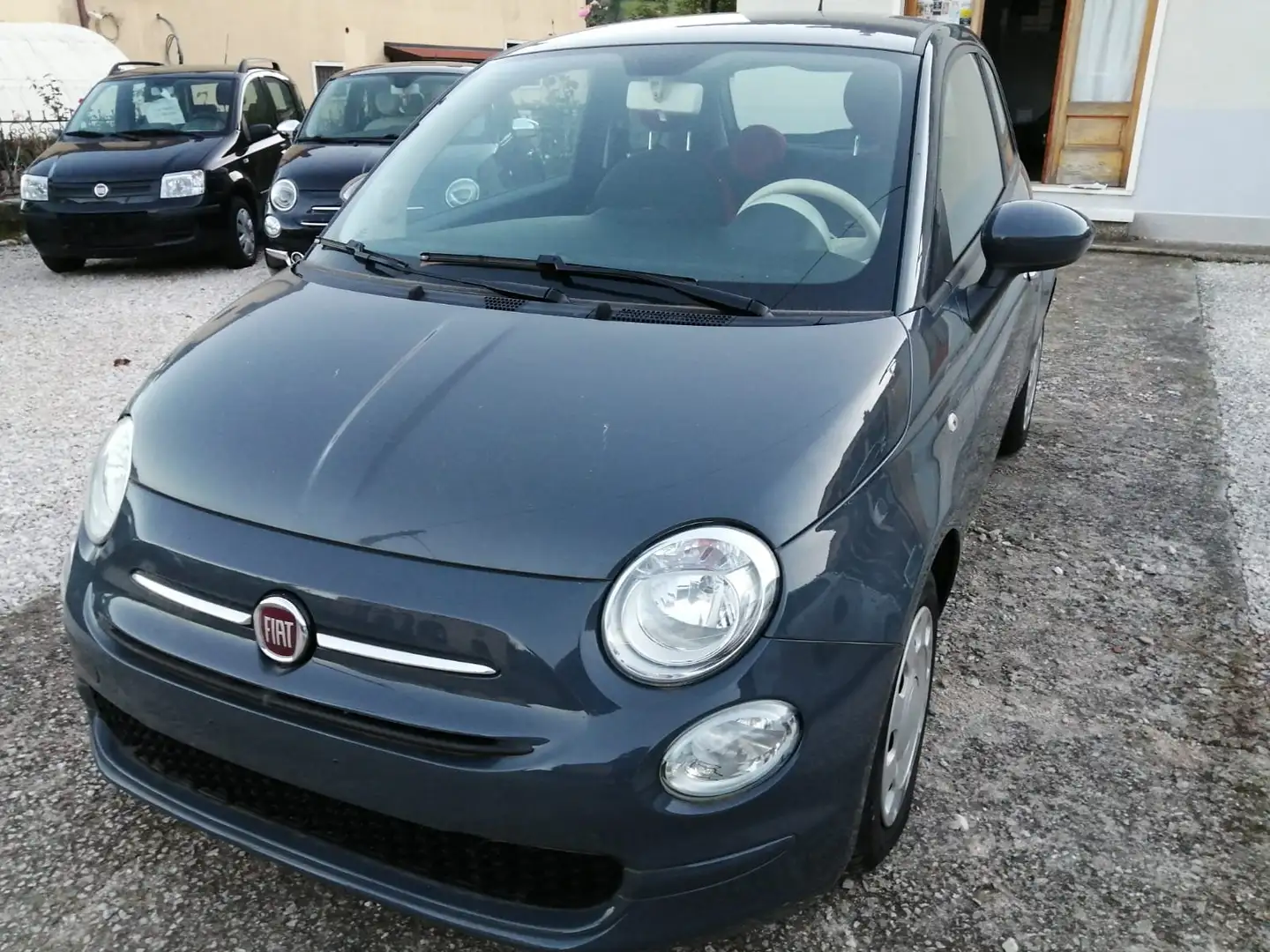 Fiat 500 TwinAir 8V Gris - 1