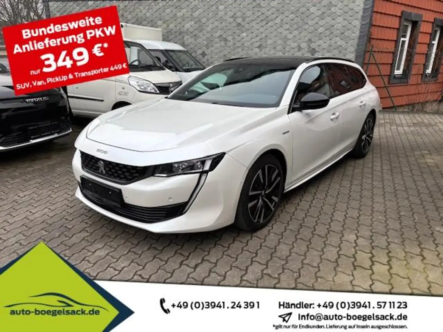Peugeot 508 SW HYBRID 225 e-EAT8 GT PACK+NACHTSICHT+LED Weiß - 1