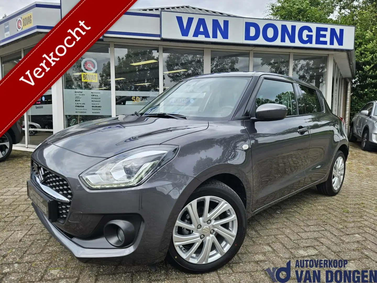 Suzuki Swift 1.2 Select Smart Hybrid Automaat | 9.800 KM! Gris - 1