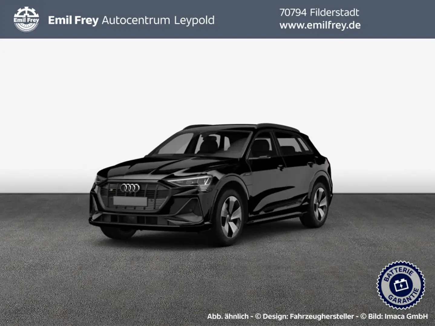Audi e-tron 50 quattro S line Schwarz - 1