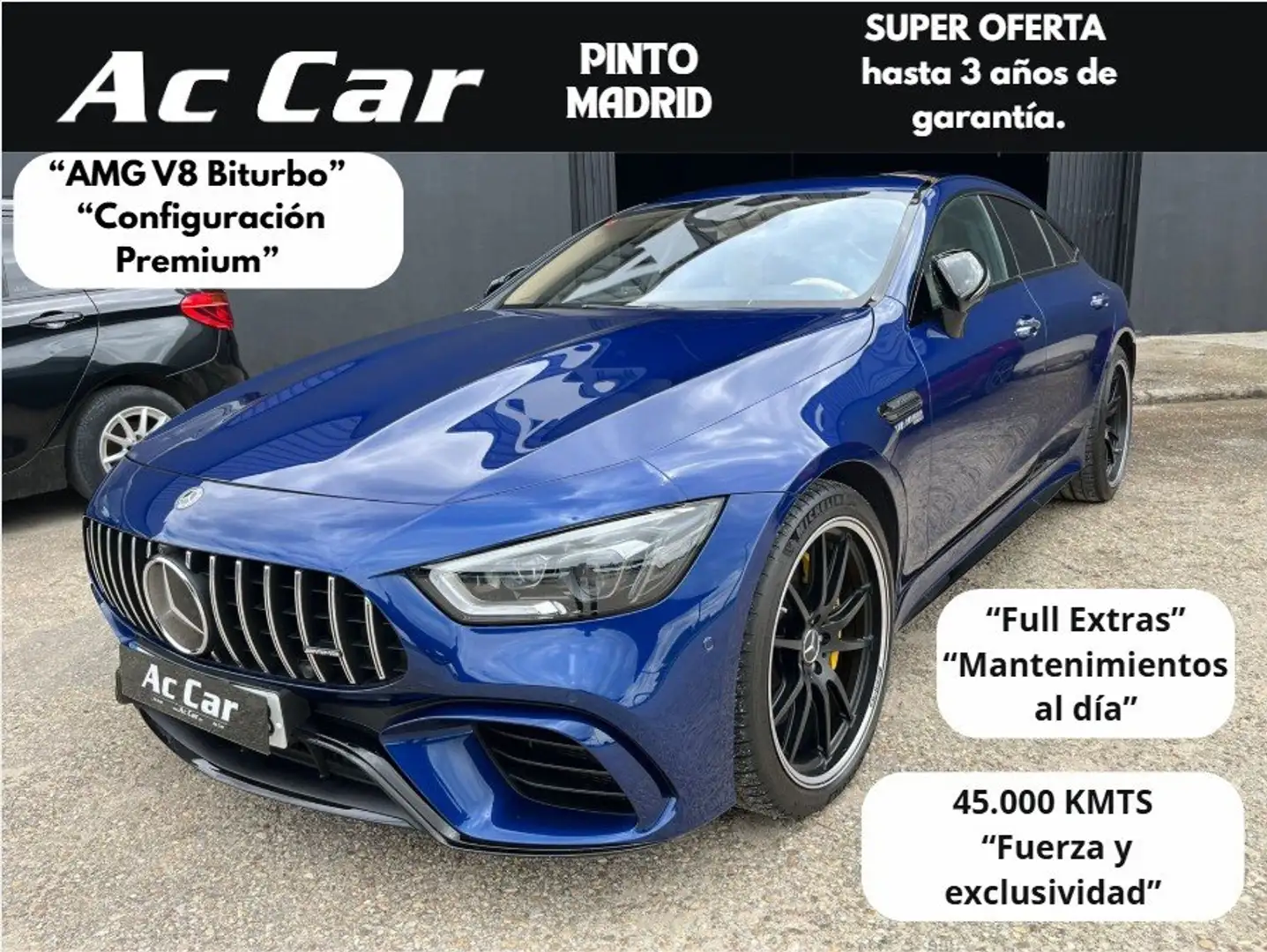 Mercedes-Benz AMG GT Mercedes- 63 S 4MATIC+ Azul - 1
