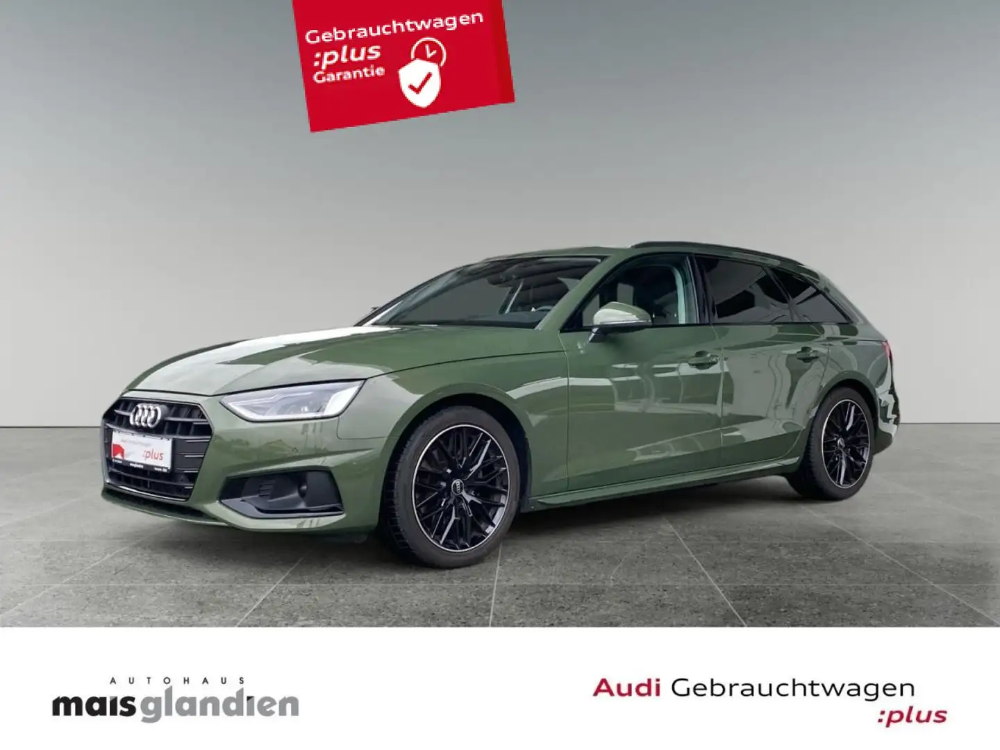 Audi A4 Avant 30 TDI adv. AHK Navi+ ACC Sportsitze LED Grün - 1