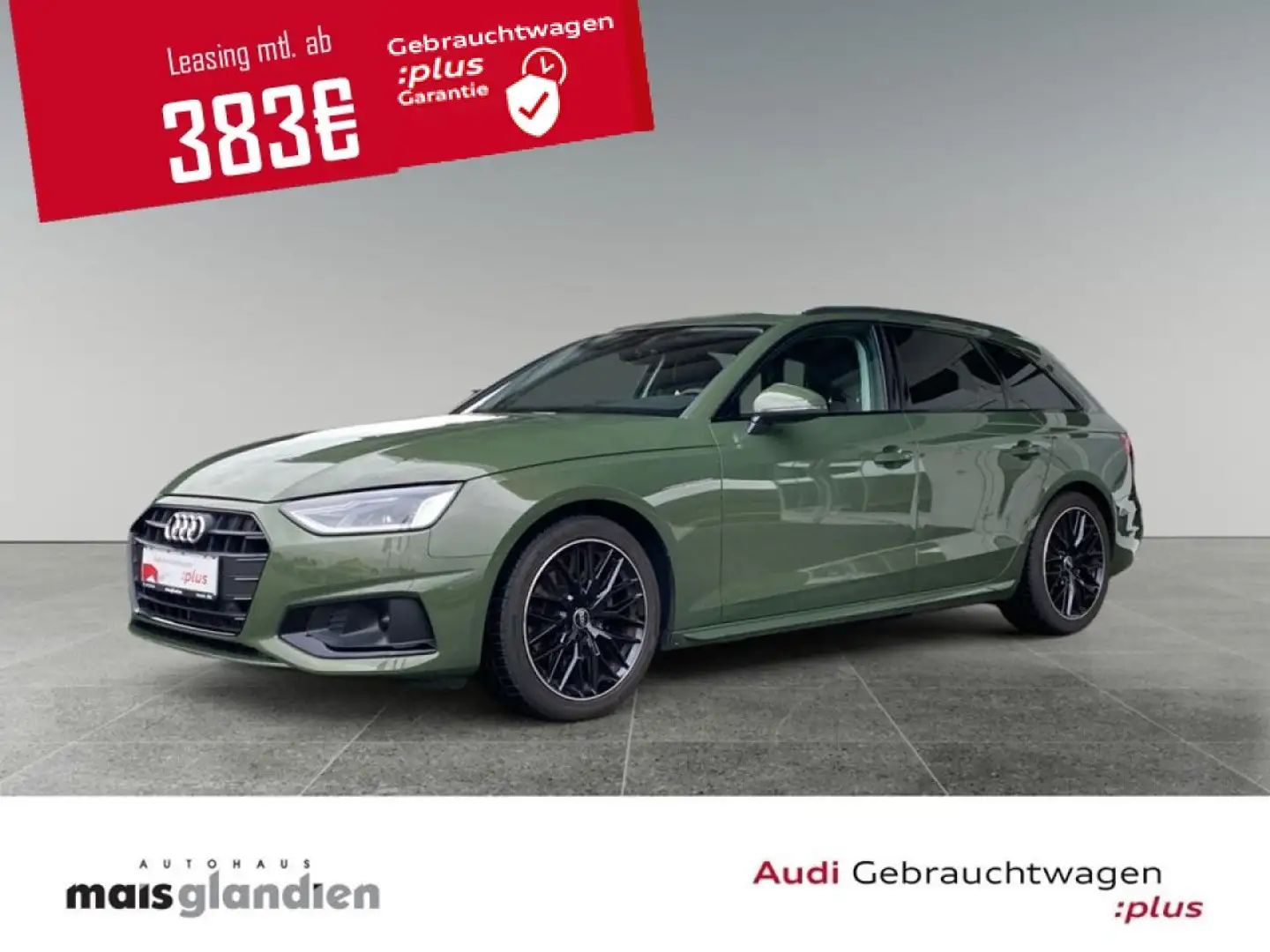 Audi A4 Avant 30 TDI adv. AHK Navi+ ACC Sportsitze LED Vert - 1